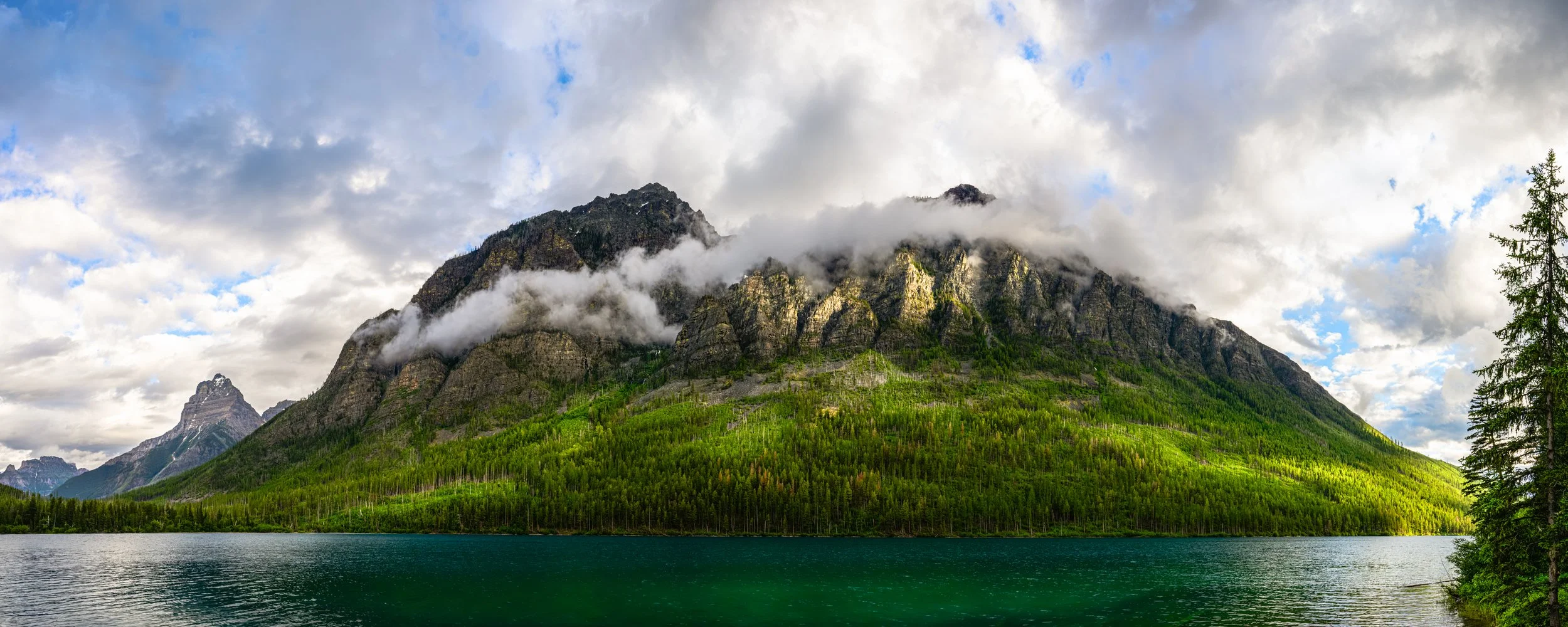 Kintla Lake Glacier Park - Panorama