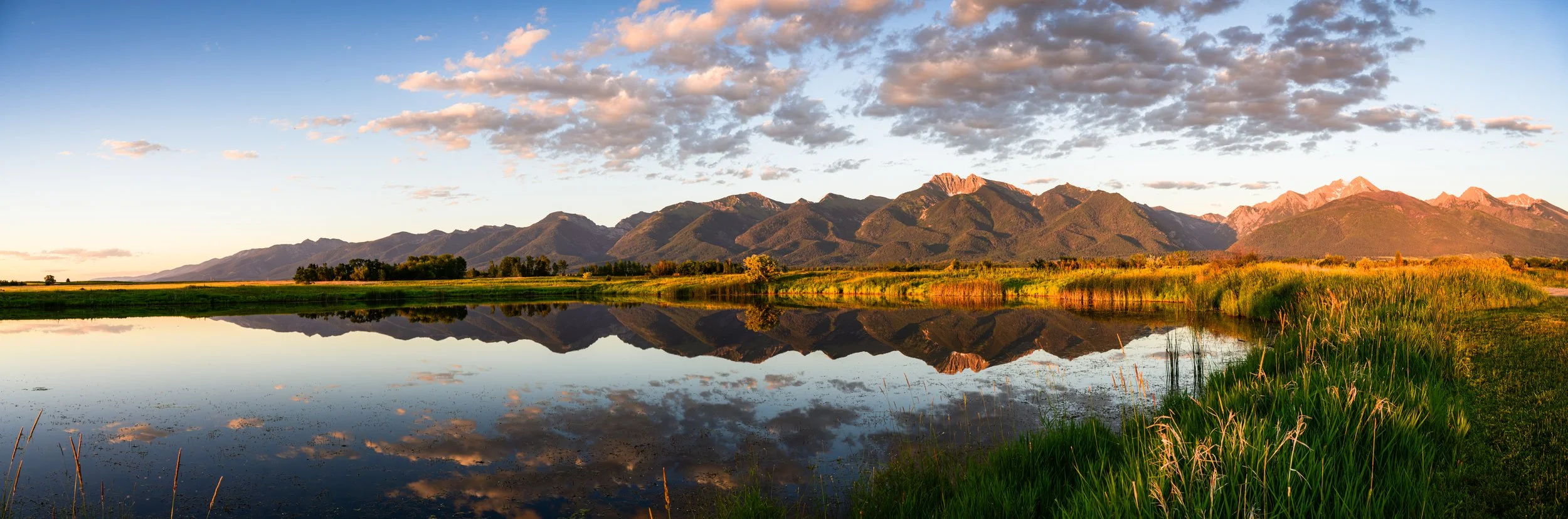 Ninepipe National Wildlife Refuge - Panorama