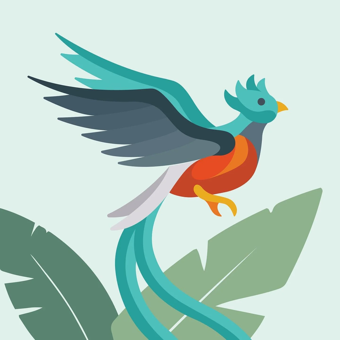 Pachamama Coffee Label Art Project
Guatemala | Quetzal

To represent the delicious coffee from Guatemala, we chose the image of the Qutezal, a colorful majestic bird which is also the country&rsquo;s national bird. Found in the large forest of Centra