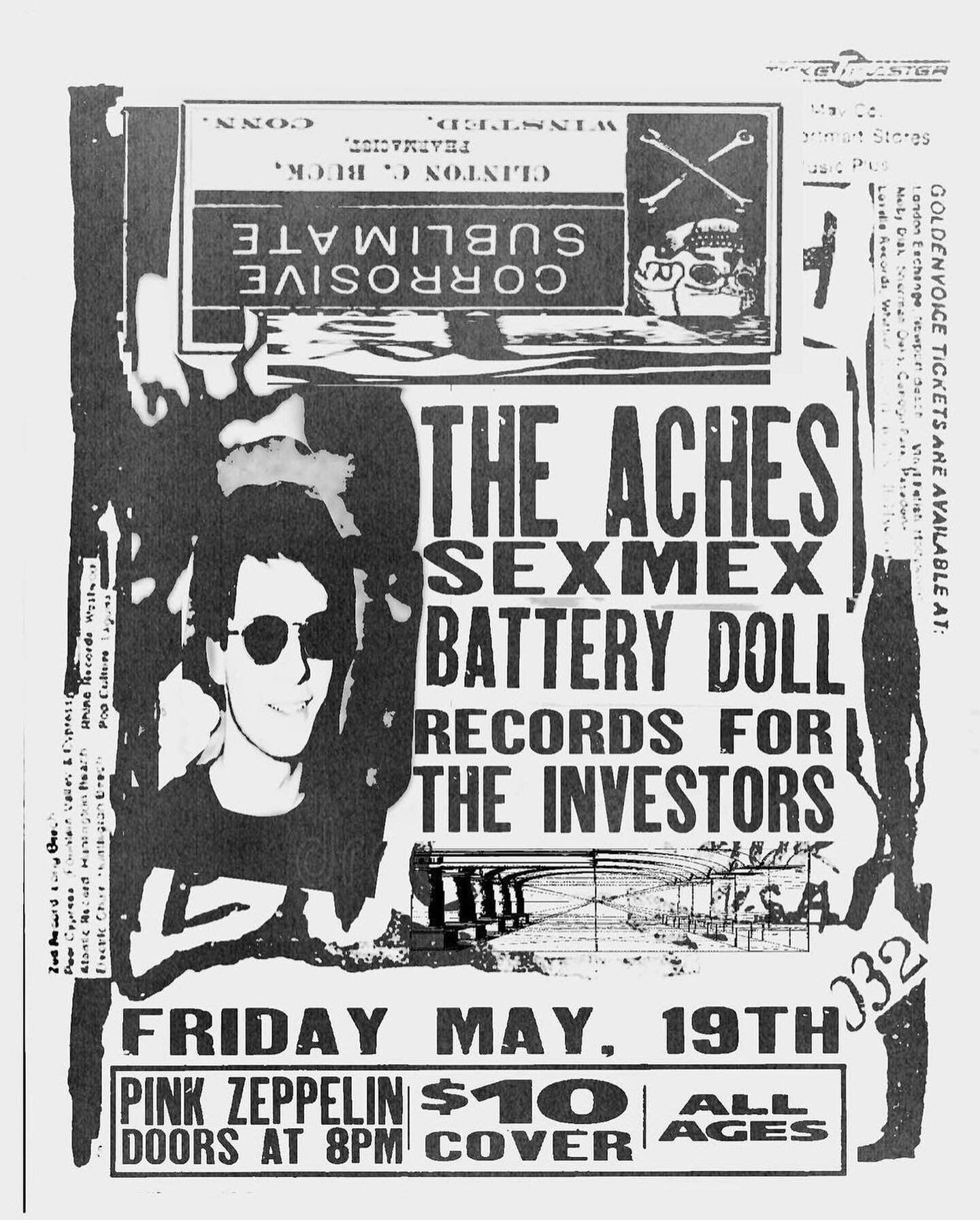 IN JUST A FEW DAYS, FRIDAY MAY 19TH! @theachesband AND @thebatterydoll WILL BE PERFORMING WITH @sexmexsux AND @records_for_the_investors IN SAN ANTONIO! ROAD TRIP! 

THEY WILL BE PERFORMING AT @pinkzeppelinbr ON FRIDAY MAY 19TH IF YOU DIDNT SEE THE F