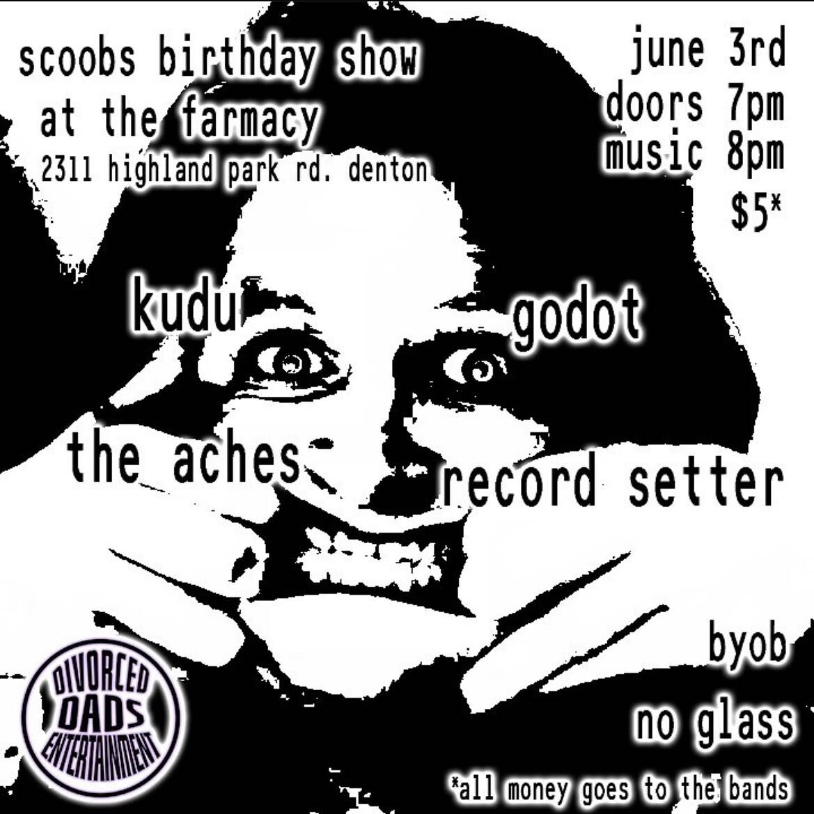 CELEBRATING THE DAY OF SCOOB! @scoobfromdde 

VISIT THE FARMACY ON JUNE 3RD AND WISH THE ONE AND ONLY SCOOB A HAPPY BIRTHDAY WHILE JAMMIN TO SOME WICKED TUNES FROM LOCAL ARTISTS:

@theachesband 
@_kuduofficial_ 
@godottx 
@recordsettertx 

AND FOLLOW