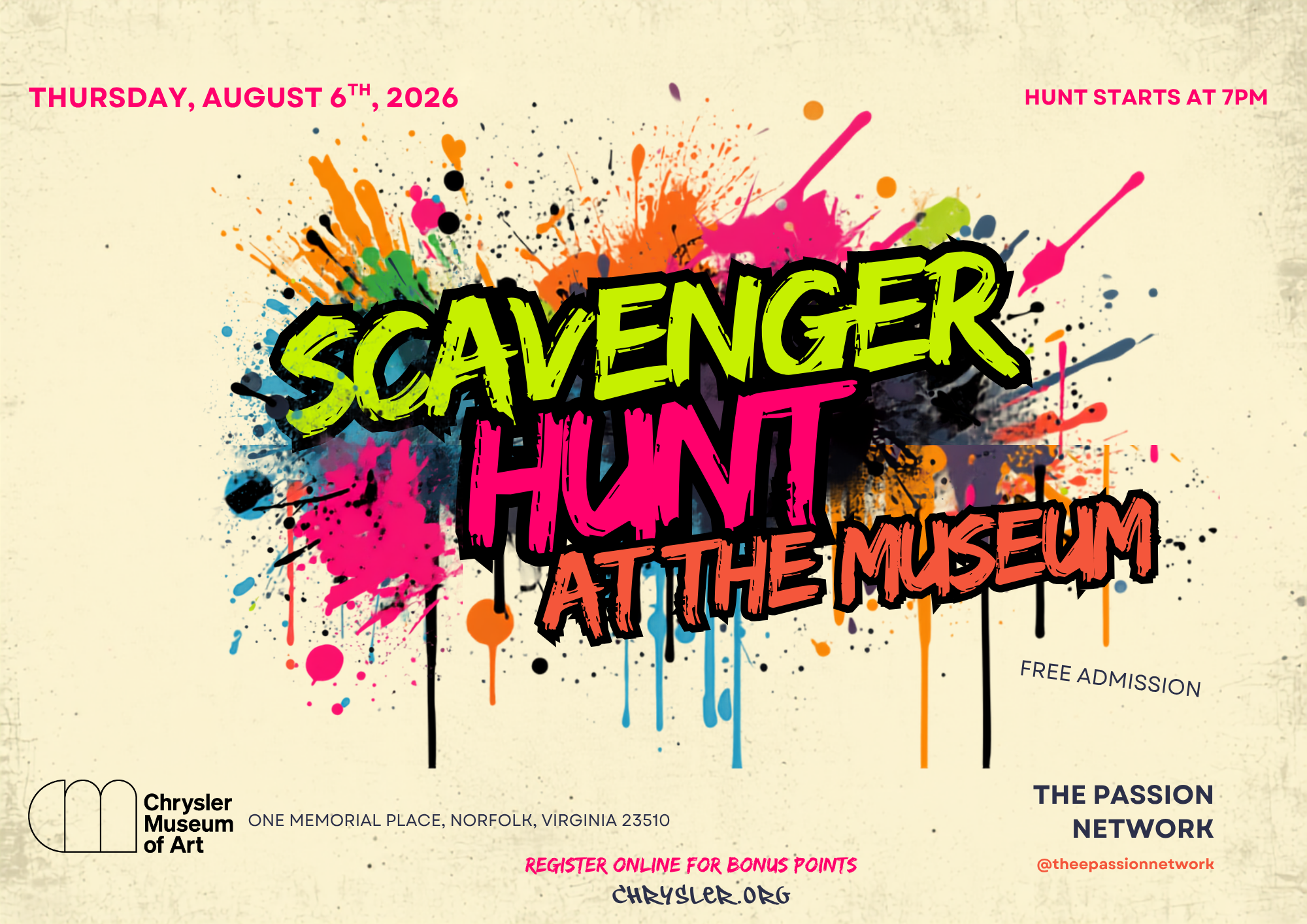 Scavenger Hunt at The Museum