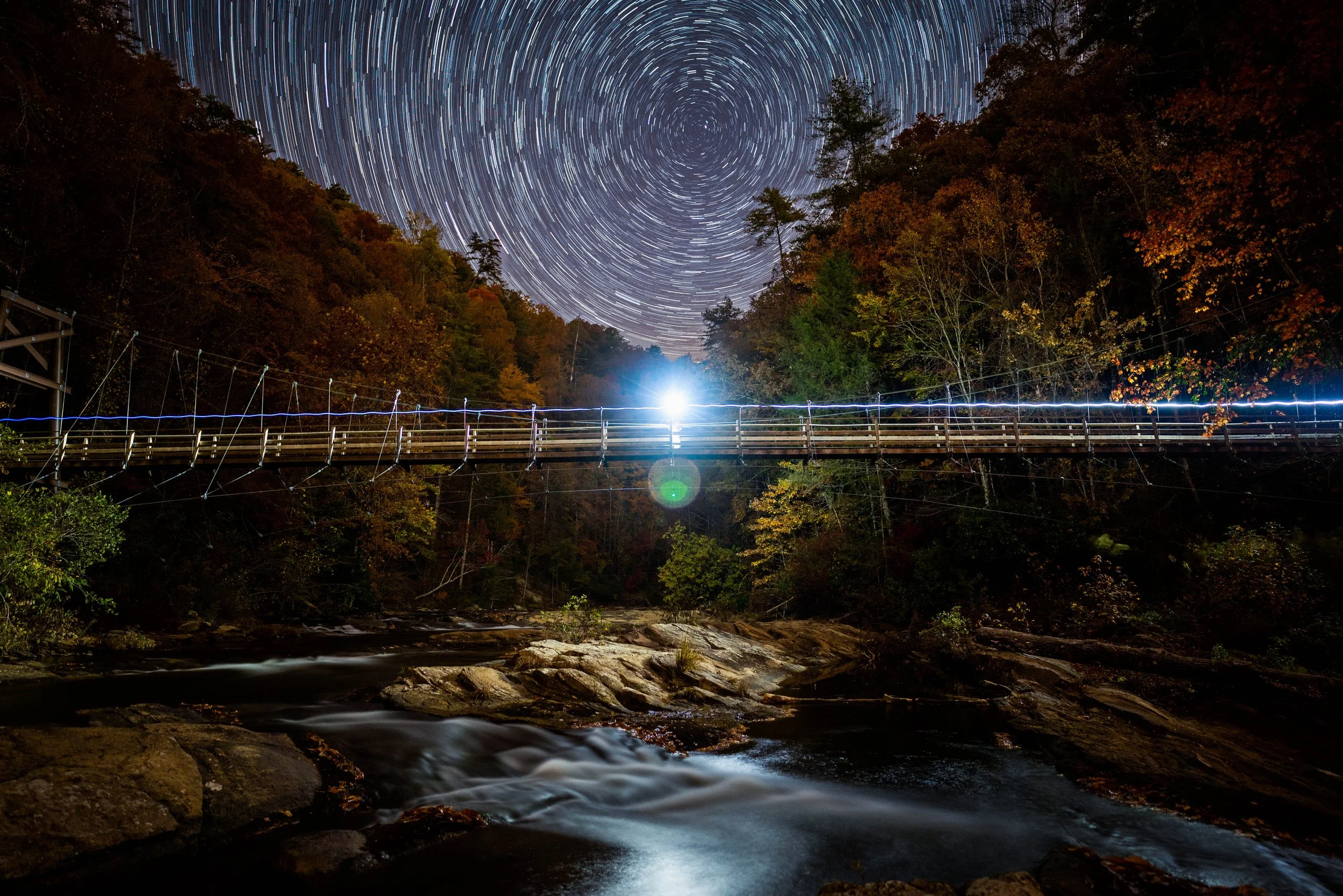 Late Night Toxaway Crossing - Foothills Trail, SC