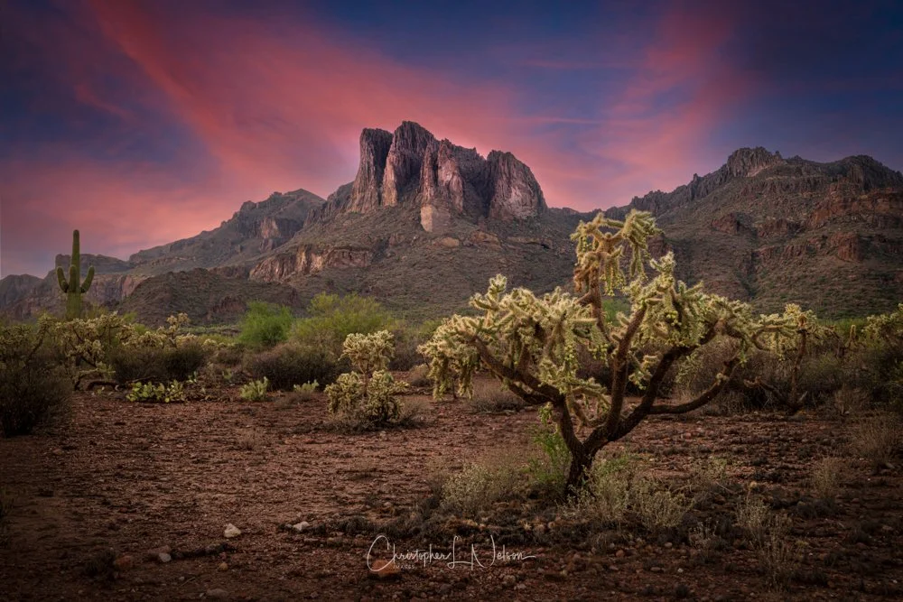 Three Sisters Sunset, Arizona 2