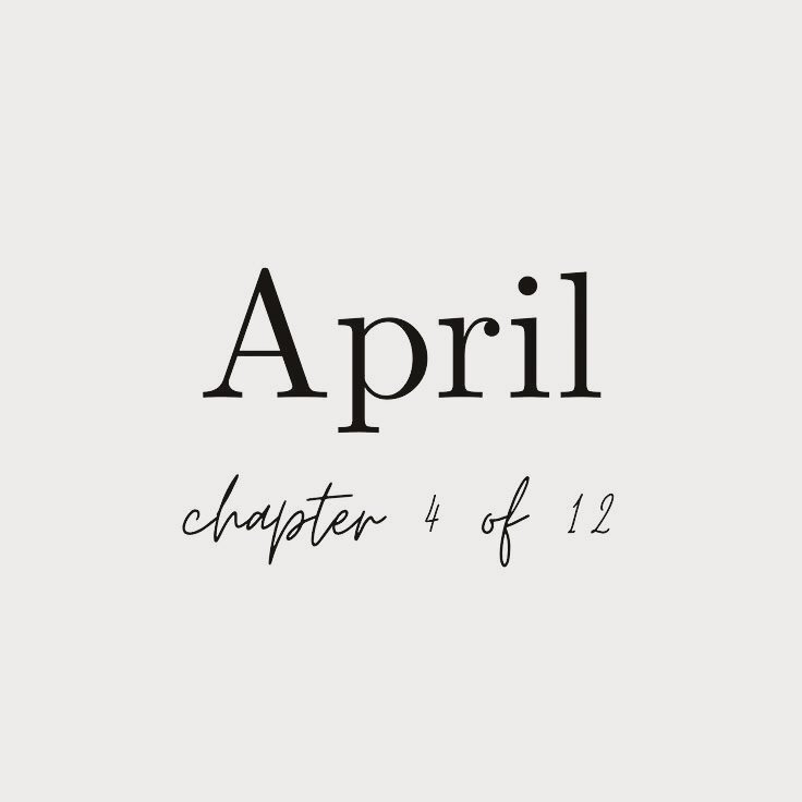April ~ chapter 4 of 12 🤍

A good day isn&rsquo;t always
P erfect. It challenges you to
R elease your potential and
I nspires you to appreciate the
L ittle, amazing things in life.

OurMindfulLife.com

Here&rsquo;s to the next 30 days being filled w