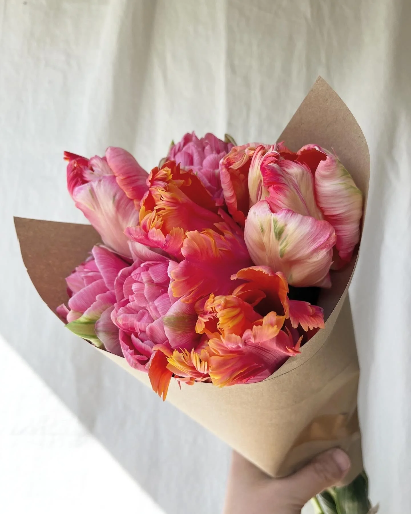 Weekend seasonal flower bunches