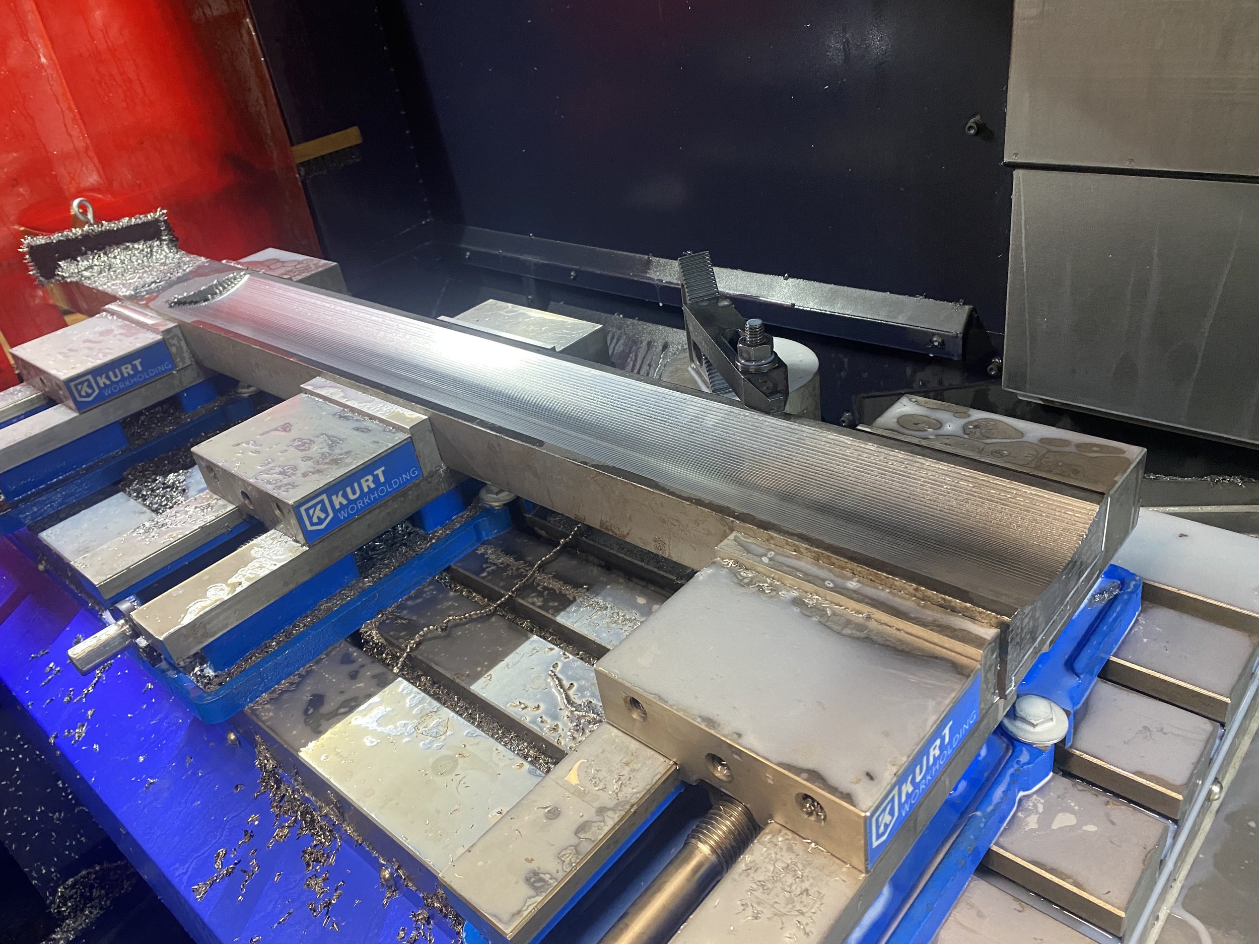 Concave milling Rib Rail Top-Back Scroll 