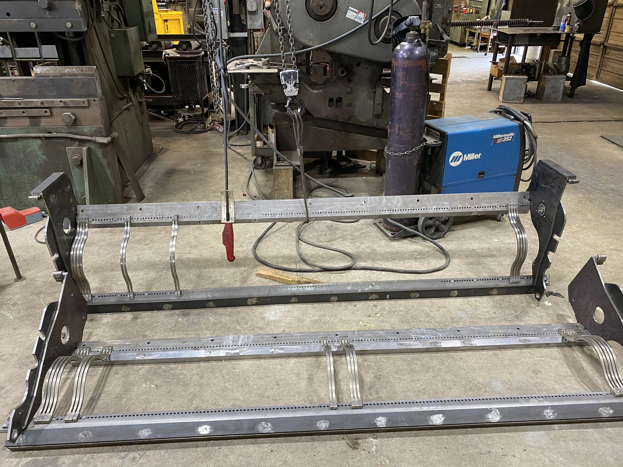 Installing Heavy Duty 170 Rib Rails on new breast heads.