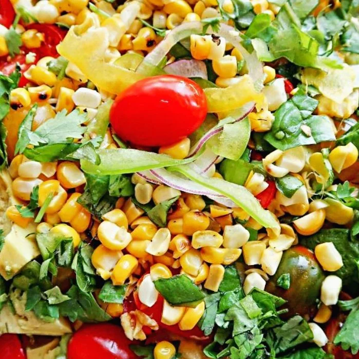 Arugula Salad with warm Asparagus