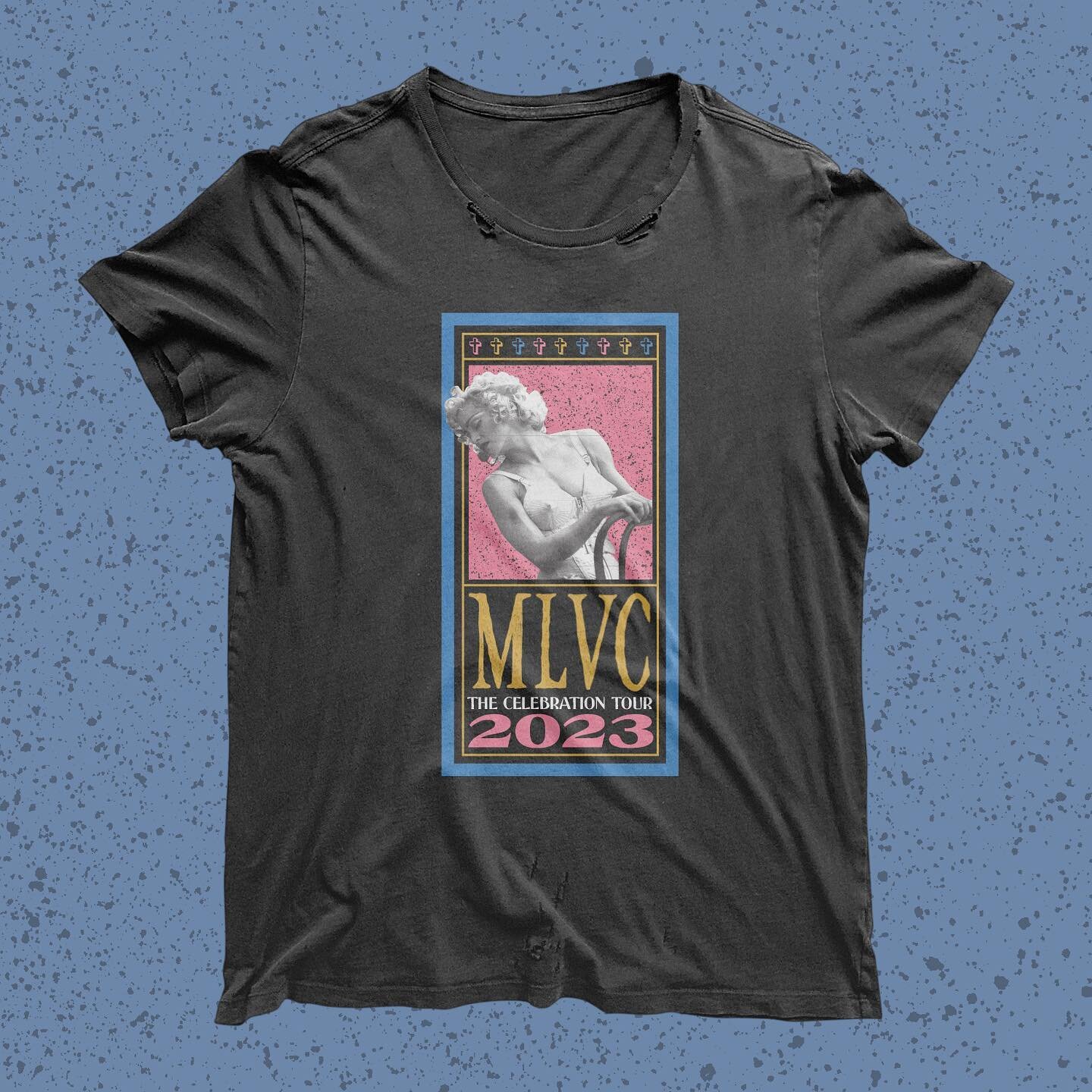 Over the next few days, I&rsquo;m going to post some mock-ups of @madonna merch that I&rsquo;d love to see happen for the Celebration Tour. This first one is inspired the Blond Ambition World Tour. Would you wear?