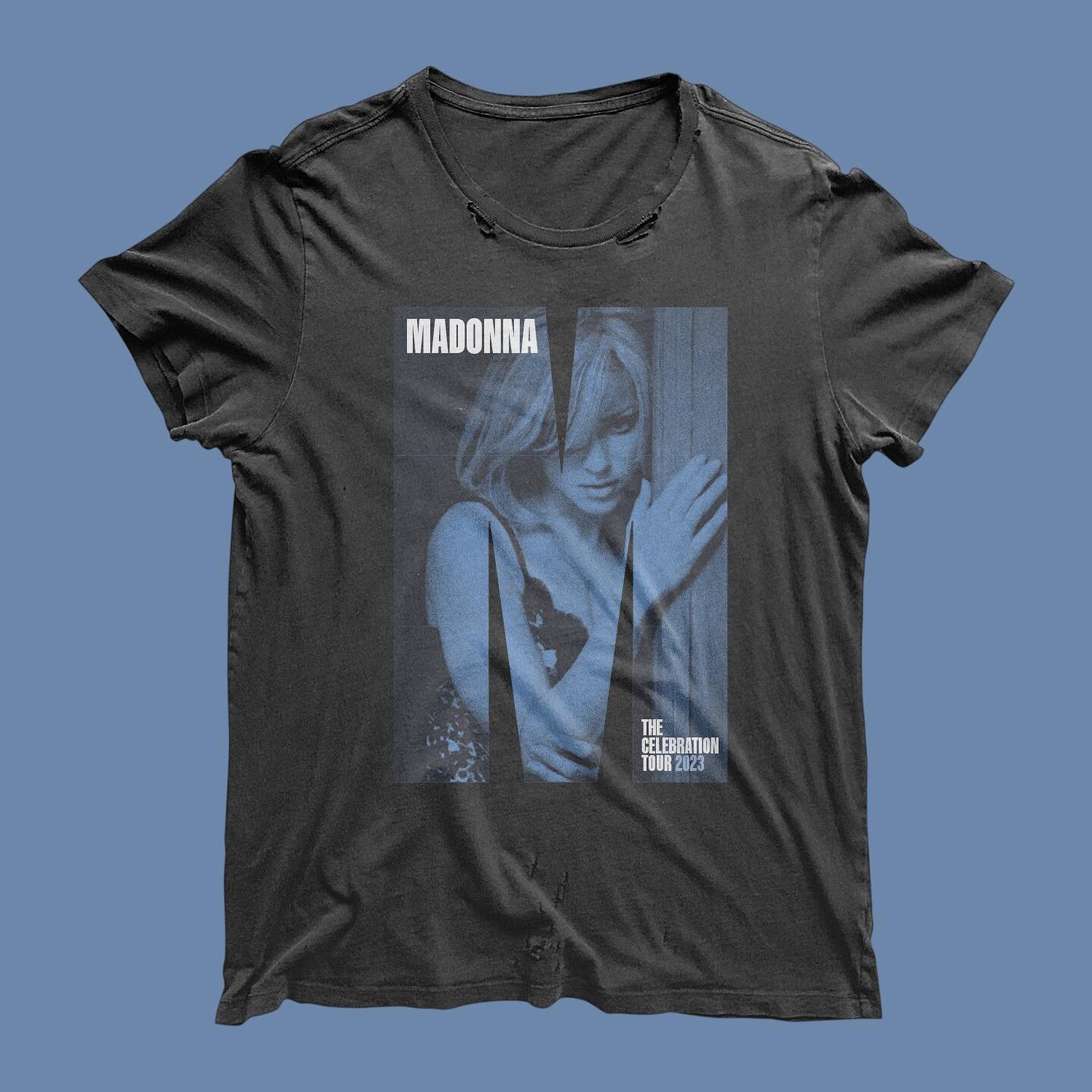 Here&rsquo;s another @madonna Celebration Tour shirt concept, which pulls from her incredible &ldquo;I Want You&rdquo; music video (yes, it&rsquo;s a Marvin Gaye cover that she totally owns). Do you like the design on black or white?