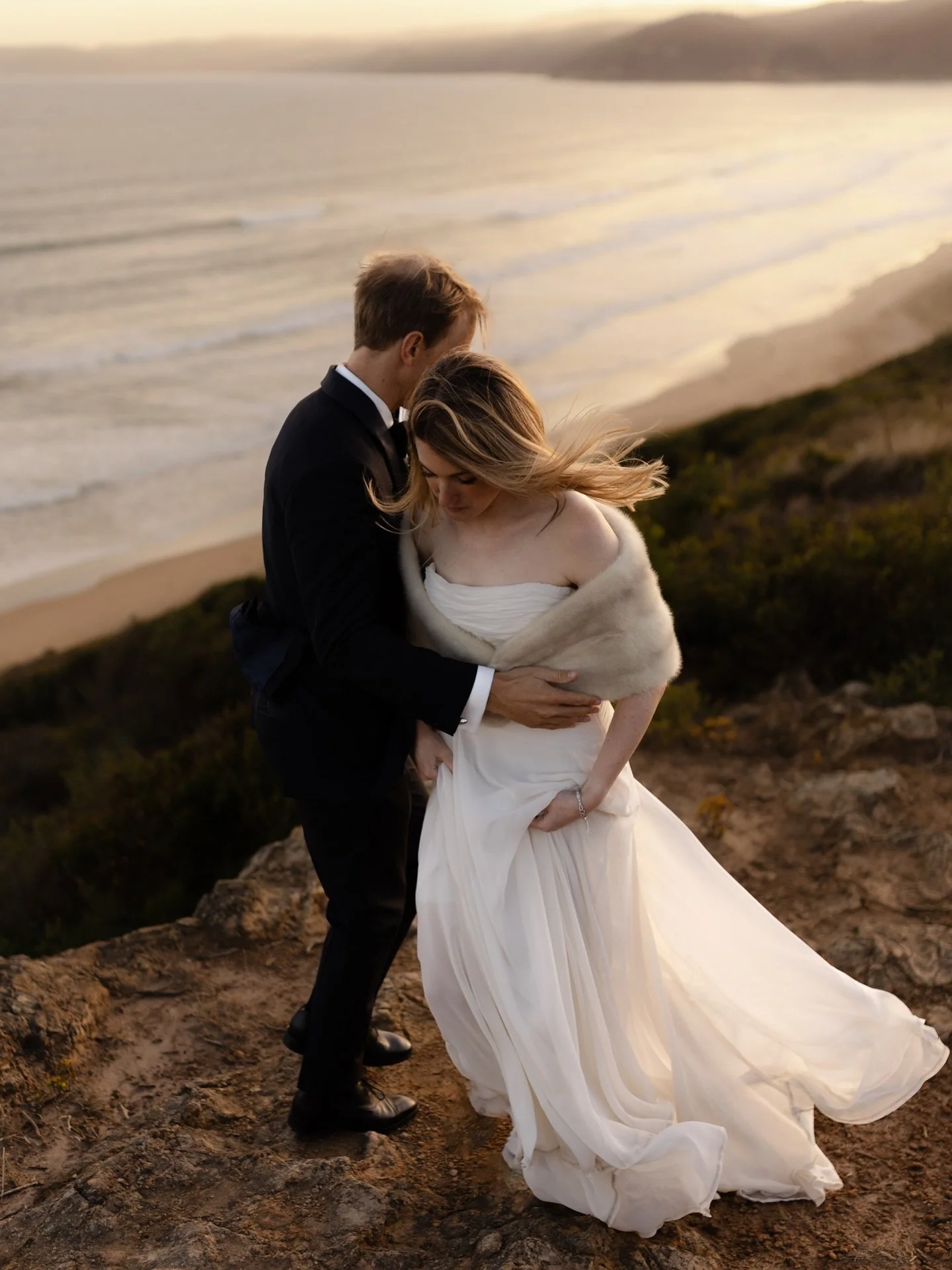 Moments away from it all. 
.
.
.
Bride: @sydbrasch 
Groom: @mark_quin 
Celebrant: @melbournecelebrantkerenloyer 
Dress: @georgiayoungcouture 
Suit: @ysgtailors 
Flowers: @bloomhouse_bridal 
Make Up: @jessicaomua 
Hair: @somethinghairandmakeup 
Videog