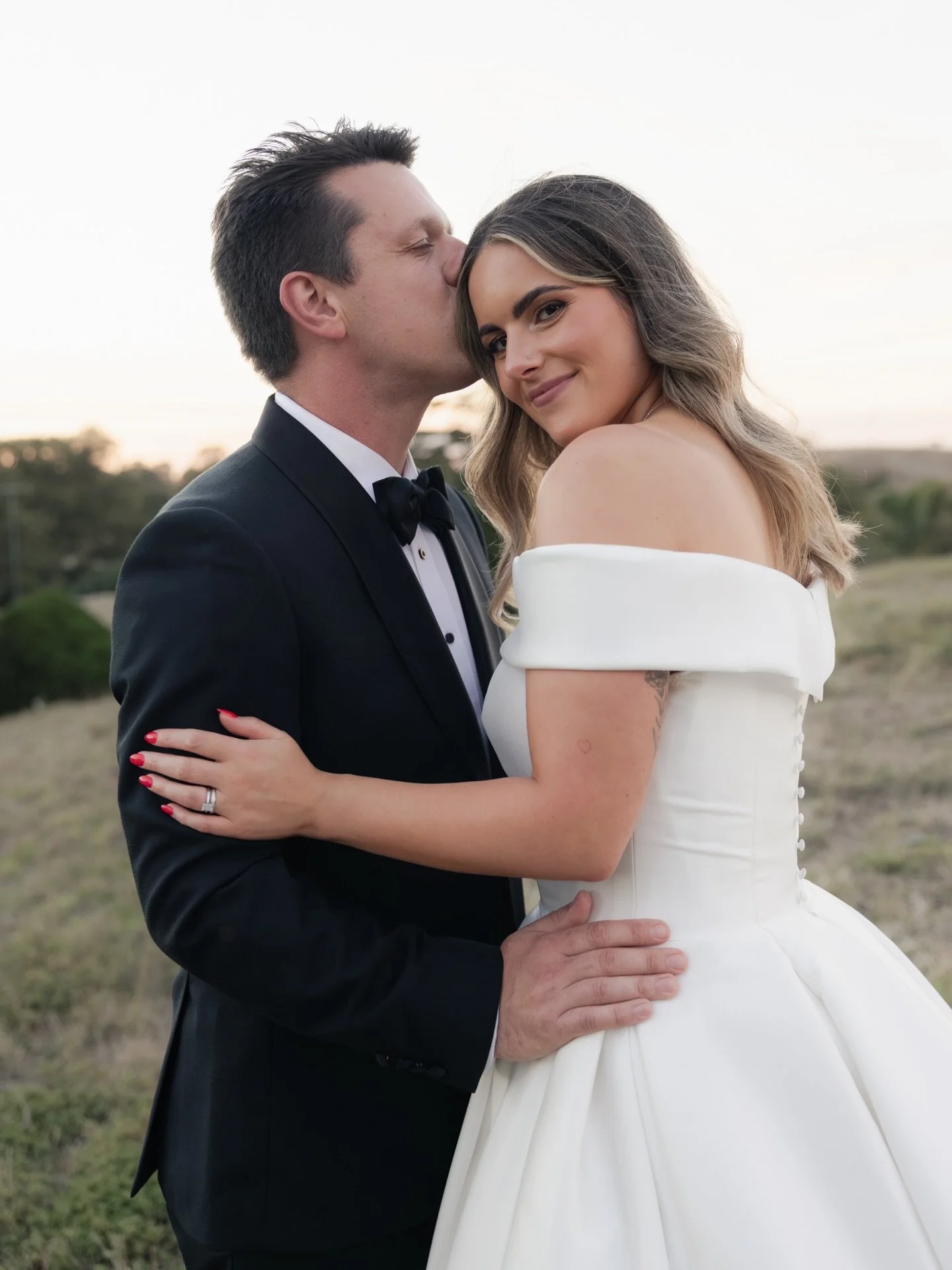 Holly &amp; Tom. 🥂
.
.
.
Venue: @provenance_weddings 
Floristry: @theposieplaceweddingsandevents 
Celebrant: @ceremoniesbysarahjane 
Photography: @tallemmensweddings 
Dress: @pearlsandrosesbridal 
Suits: @eddyelias_menswear 
Hair &amp; MUA: @studio2