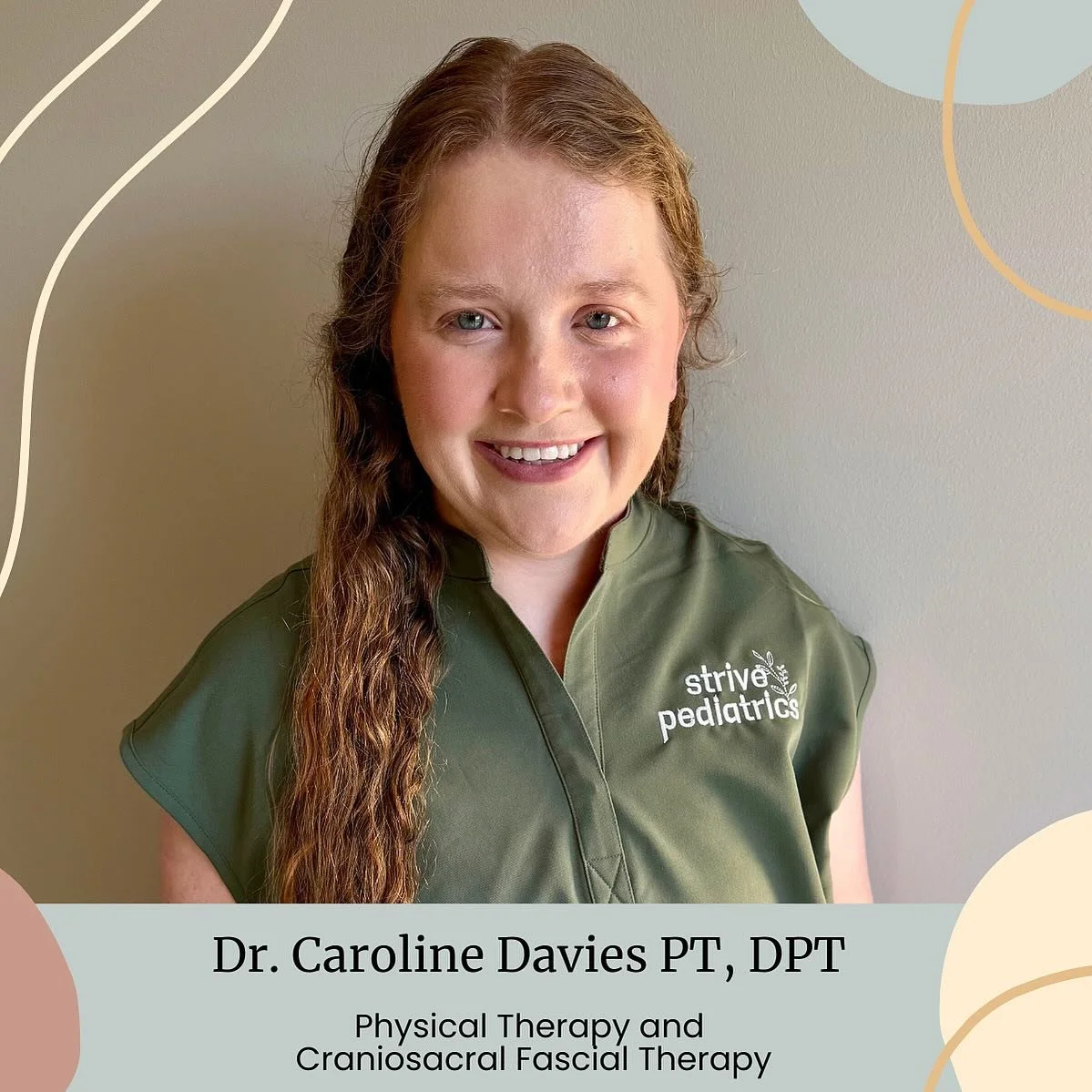 Strive is growing. We are so excited to welcome our newest PT, Dr. Caroline to the team!! 

Meet Dr. Caroline, she has foundation in a holistic approach to medicine and earned her Clinical DPT from the University of Mary Hardin-Baylor. Her clinical w