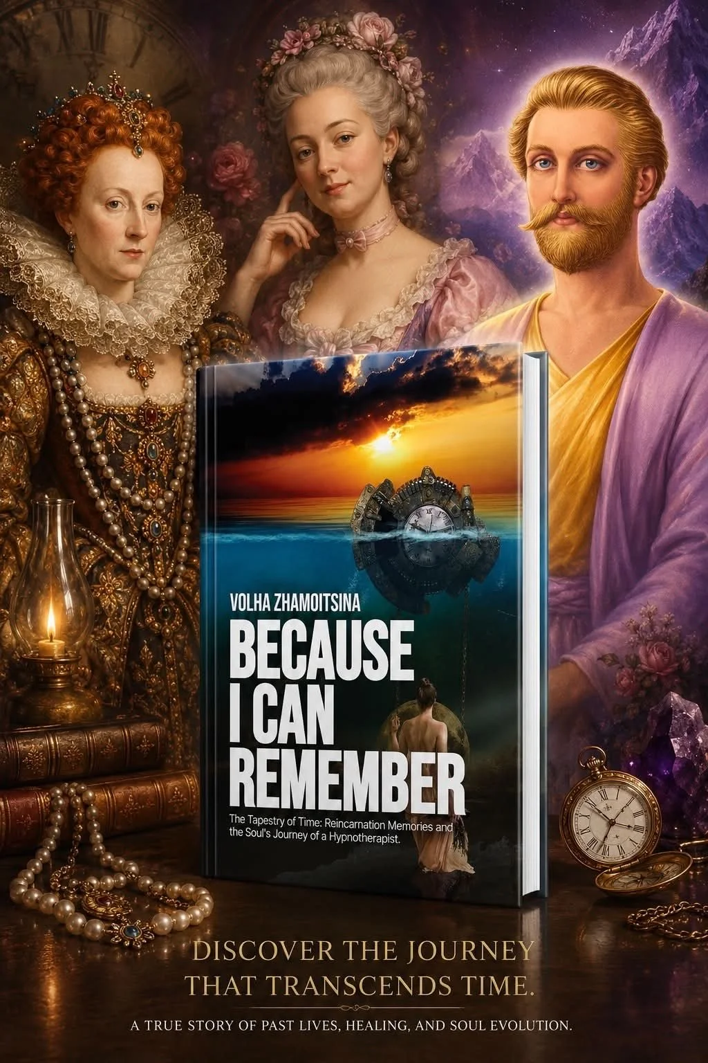 Book  "Because I Can Remember" by Volha Zhamoitsina