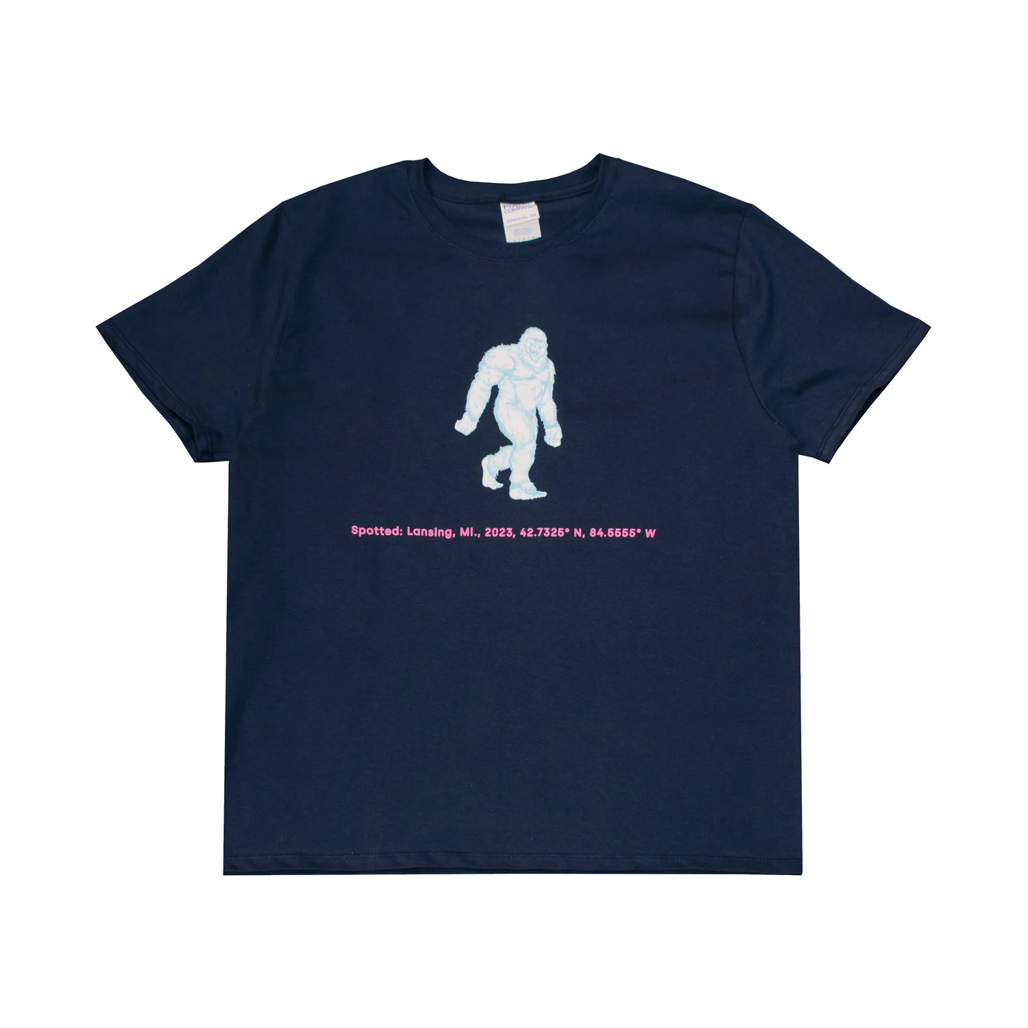 Navy Yeti T-shirt Fitted Cut — Yeti Kitchen