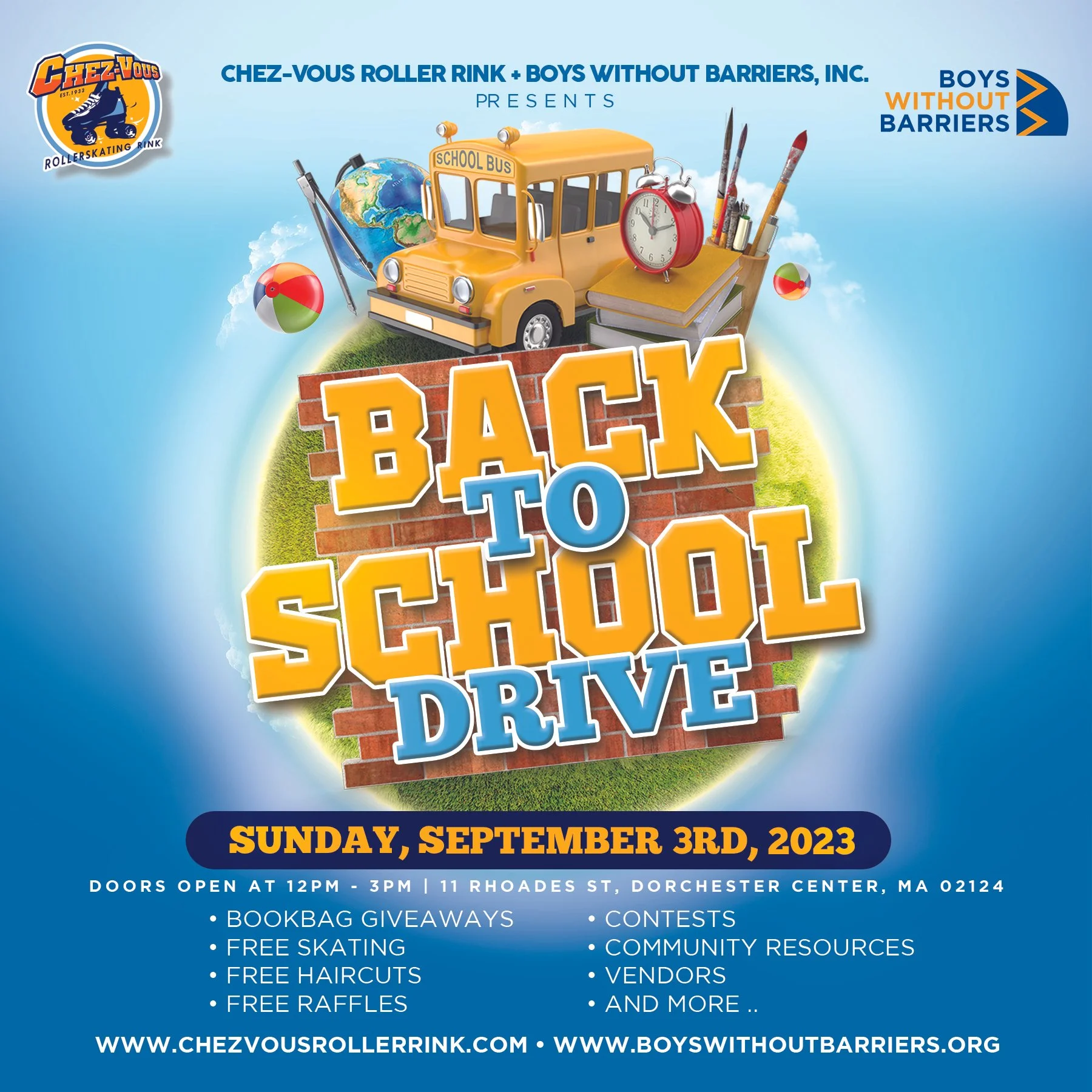 1ST ANNUAL BACK TO SCHOOL DRIVE