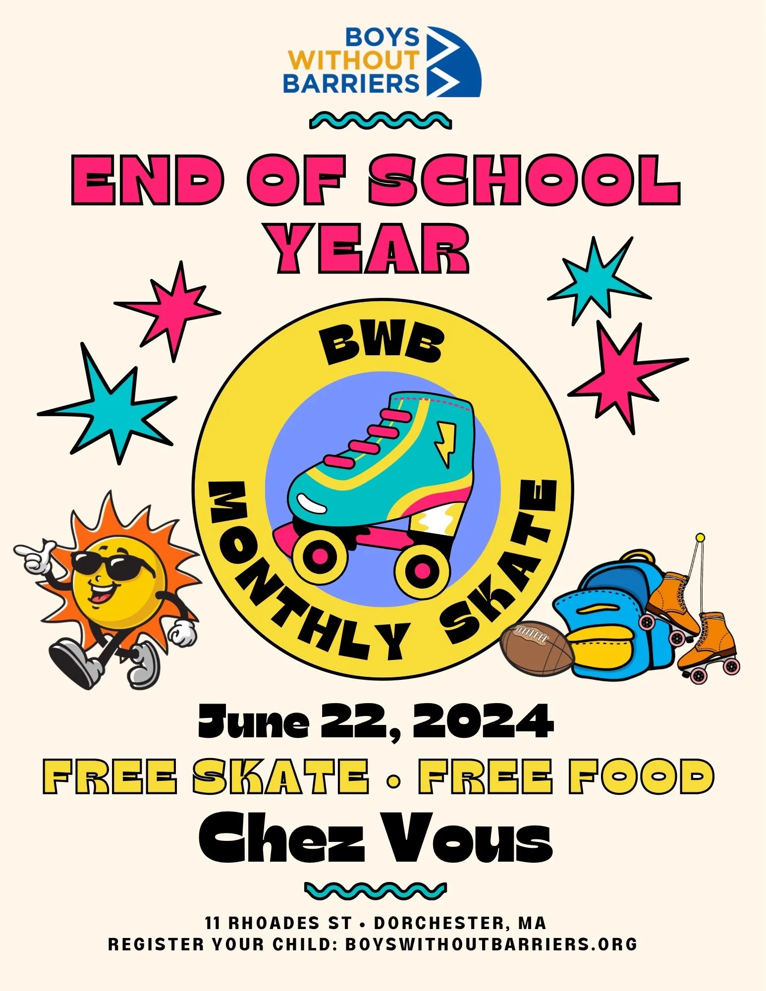 MONTHLY SKATE: END OF SCHOOL YEAR 2024