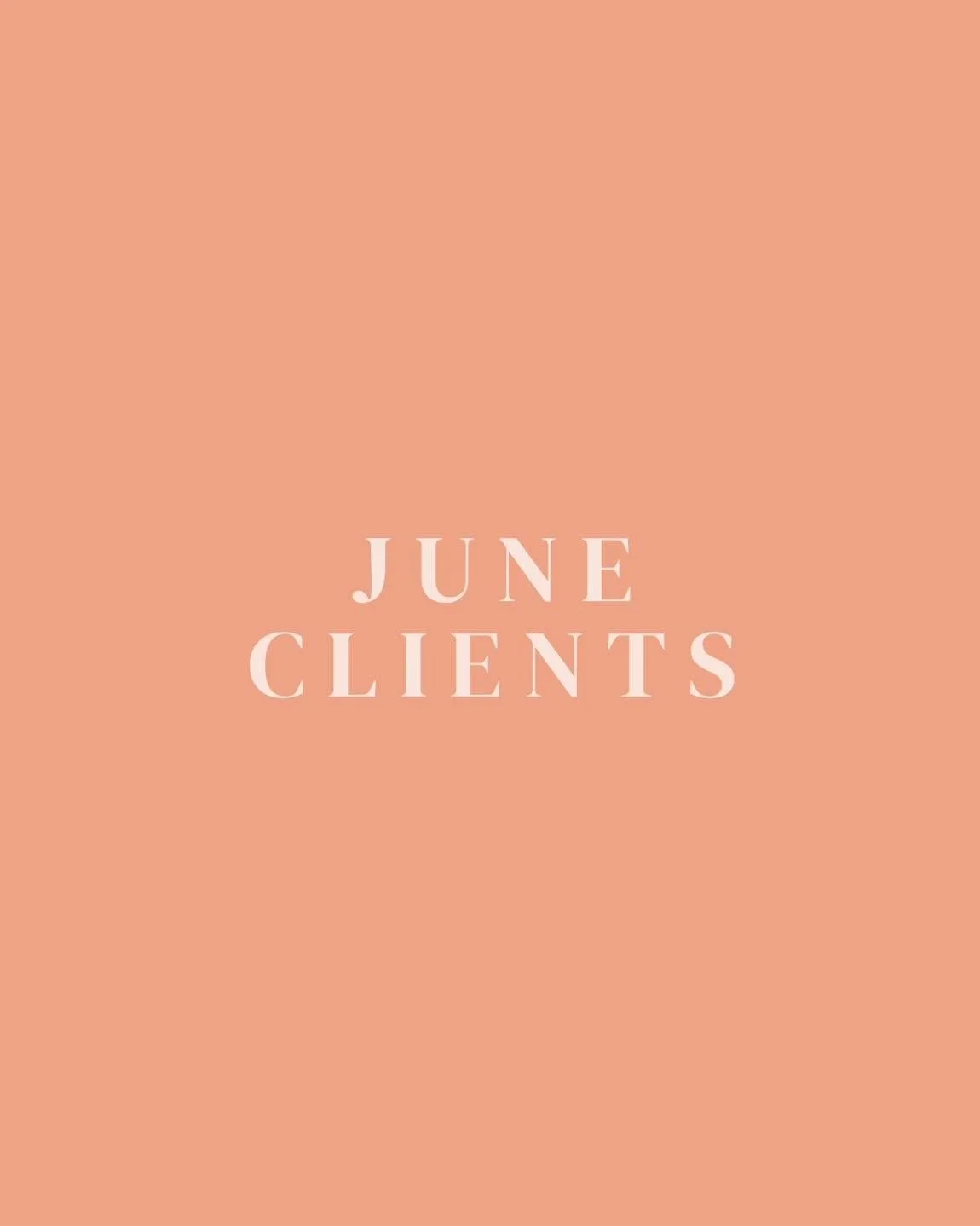 JUNE | CLIENTS

Bookings are now open for June clients! Remember we will be running a special during the month of June for new social media clients who choose the flare packages! 

Limited spaces available! 😍 Reach out today to organise your free co