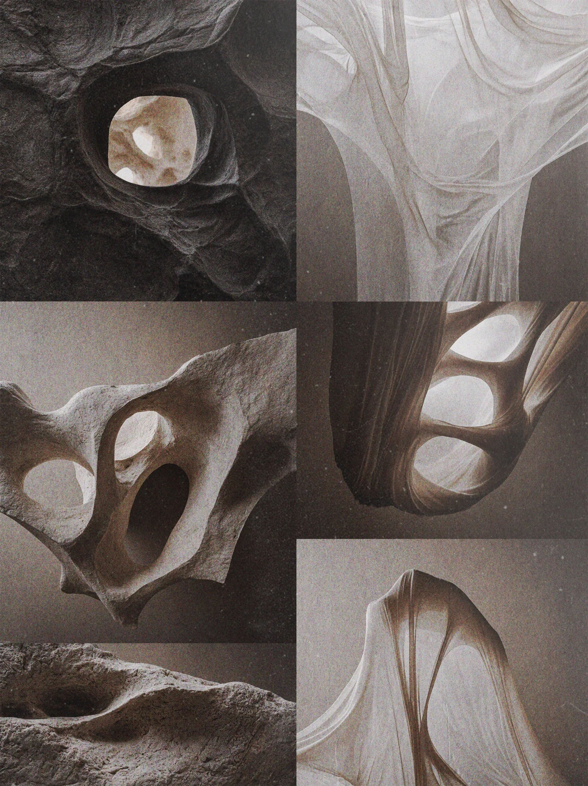 structure studied for its balance between strength and lightness.
