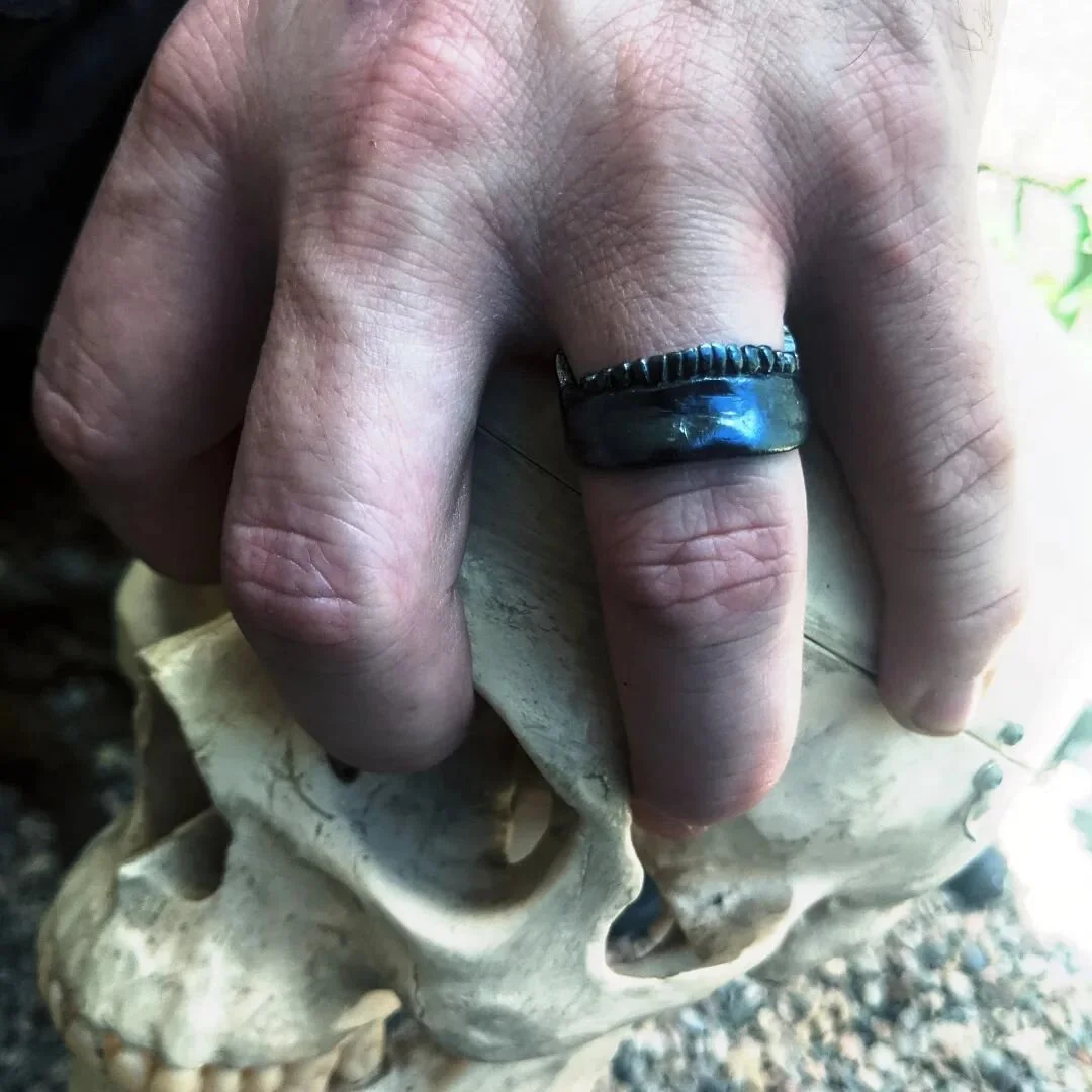 Hold on tight

Check out our Etsy to see more

☠️💀🦷💀☠️

#skull #skulljewelry #skullrings #skullartwork #skullring #skeleton  #silverjewelry #silver #gothaesthetic #gothfashion #goth #gothjewelry #goth #bikerjewelry #bikerstyle #bikerrings #bikers 