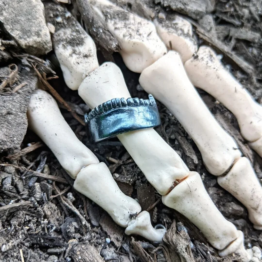 Jewelry you can take to your grave

Find it on Etsy

💀☠️🦷☠️💀

#skull #skulljewelry #skullrings #skullartwork #skullring #skeleton  #silverjewelry #silver #gothaesthetic #gothfashion #goth #gothjewelry #goth #bikerjewelry #bikerstyle #bikerrings #b