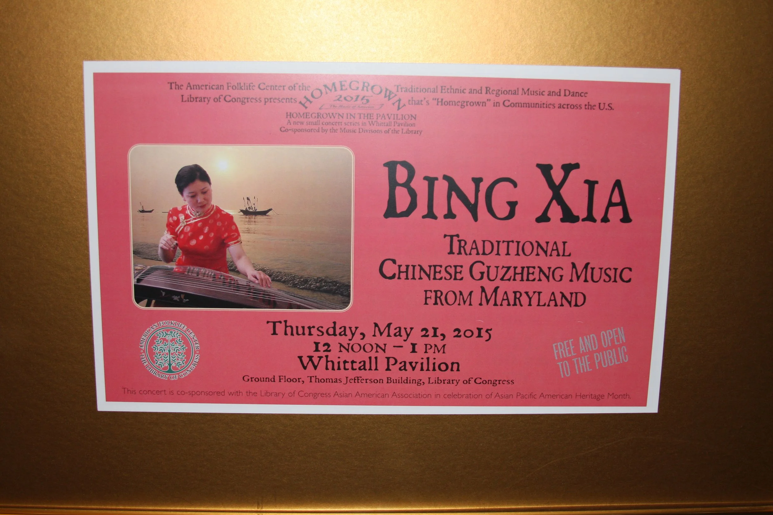 2015 Homegrown Concert at the Library of Congress