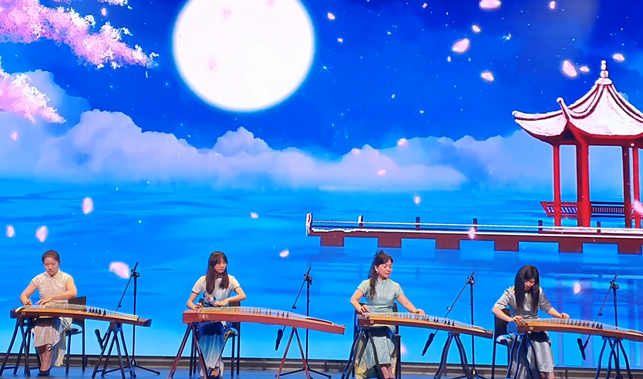 Asians at Amazon HQ2 Moon Fest