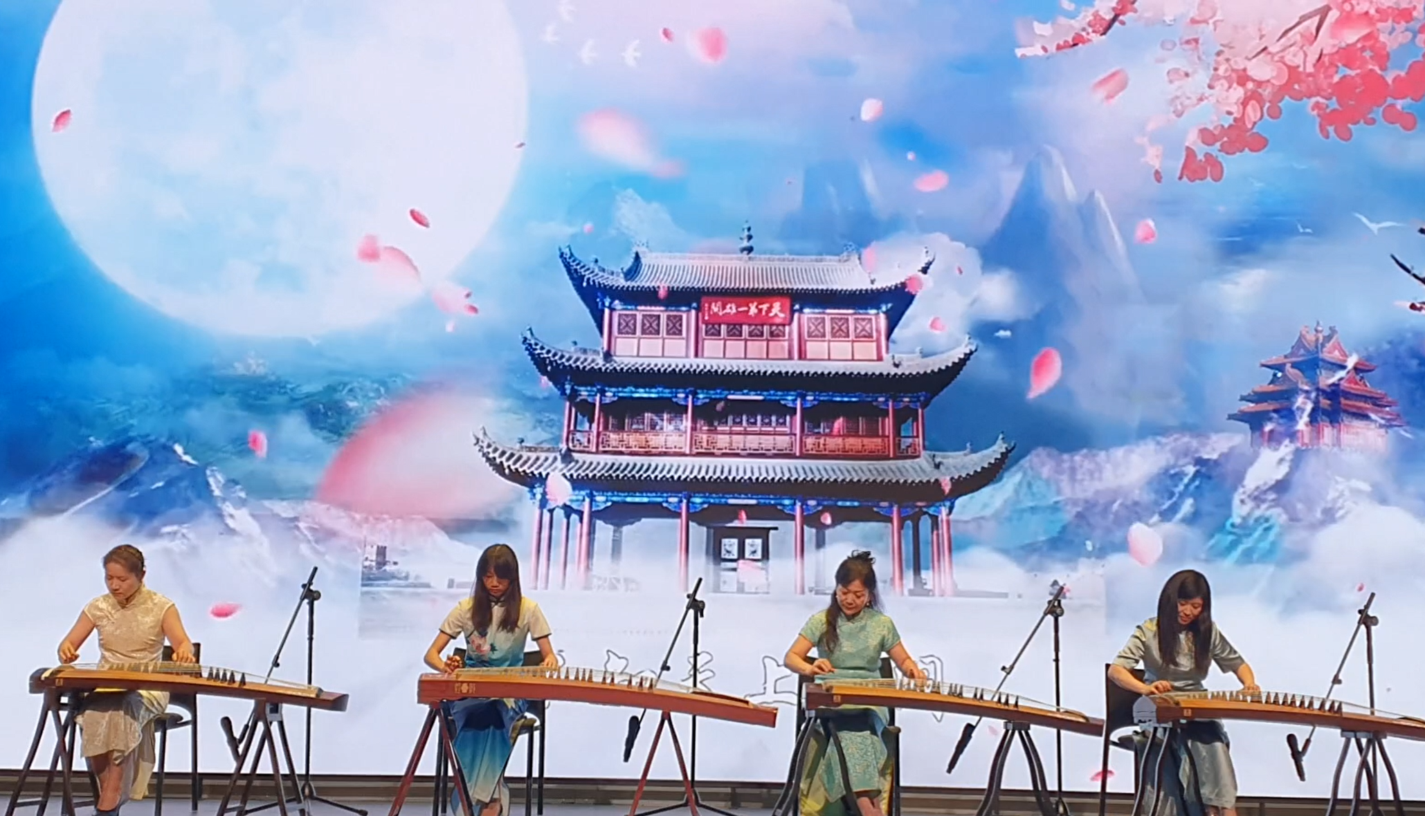 Asians at Amazon HQ2 Moon Fest