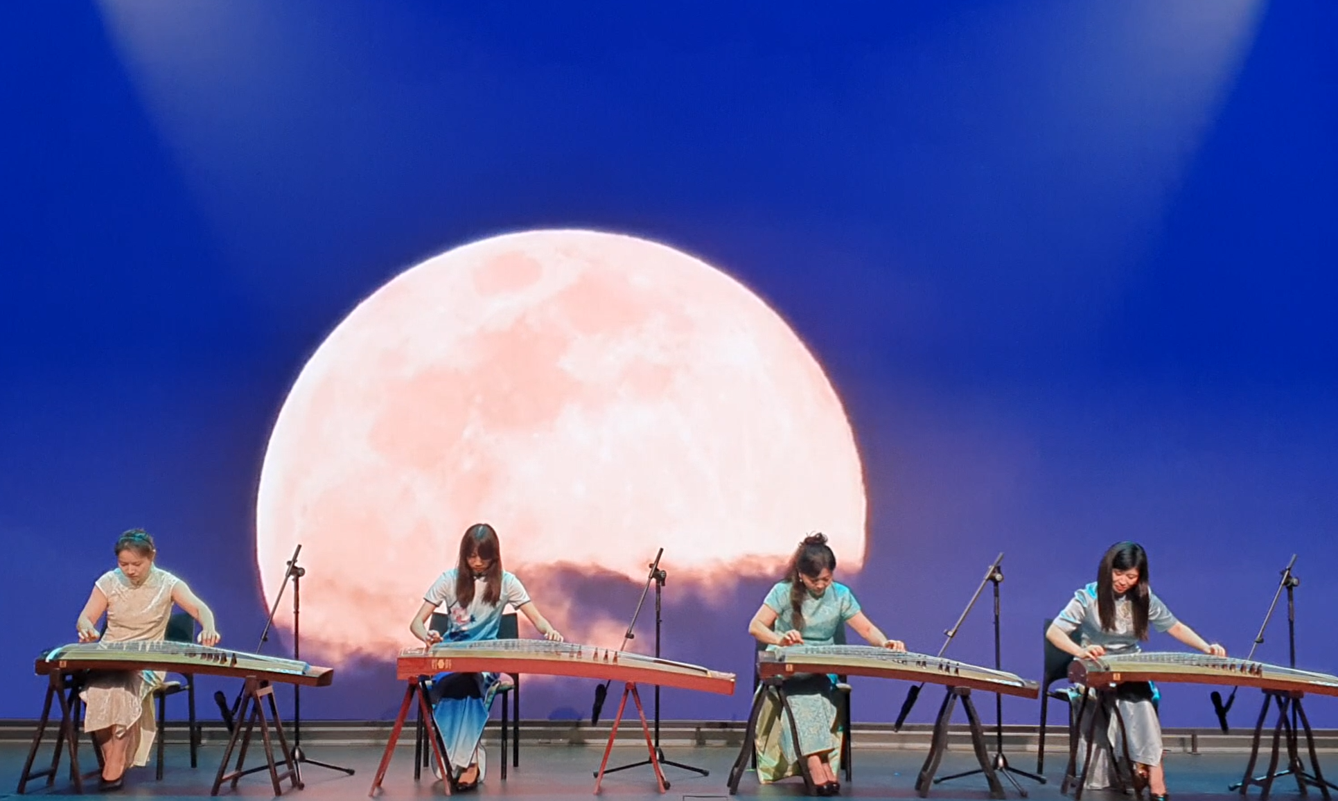 Asians at Amazon HQ2 Moon Fest