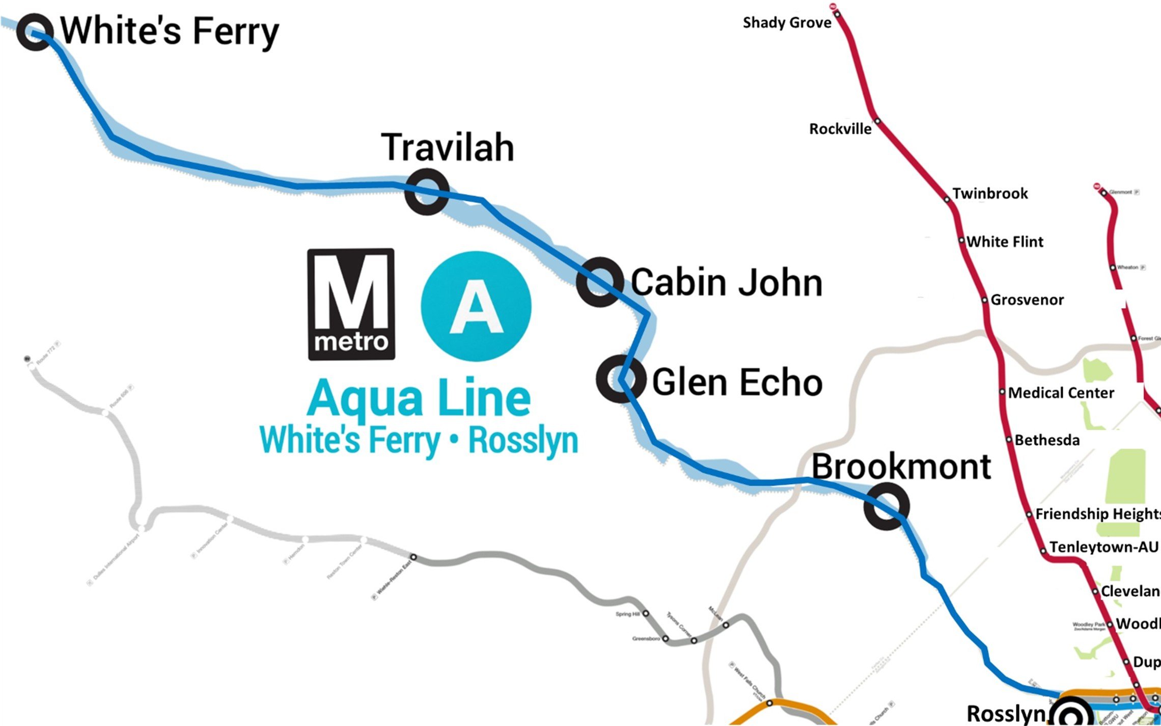 Montgomery County Approves $49.8 Billion Metro 'Aqua Line'