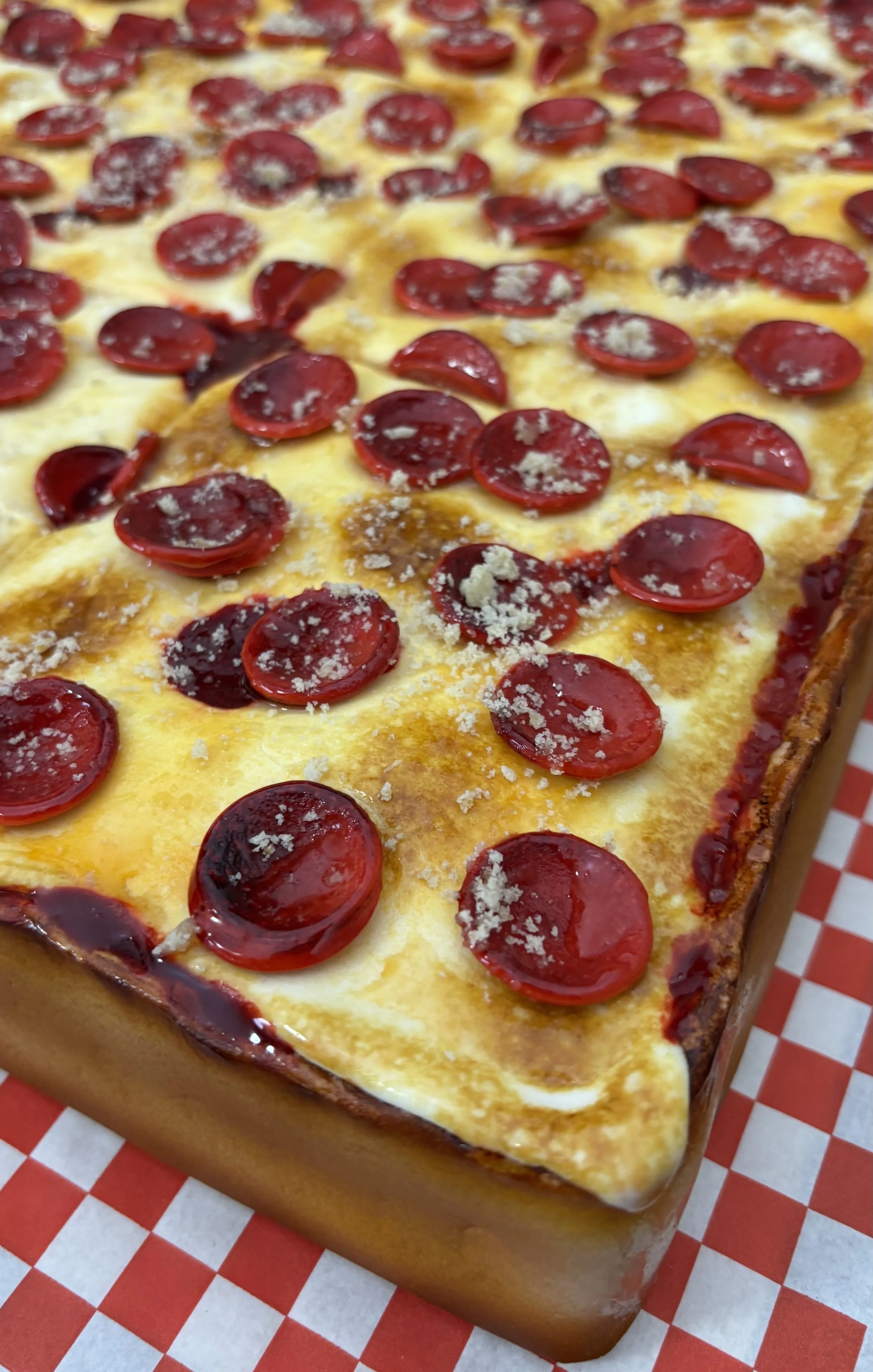 Pepperoni Pizza Cake