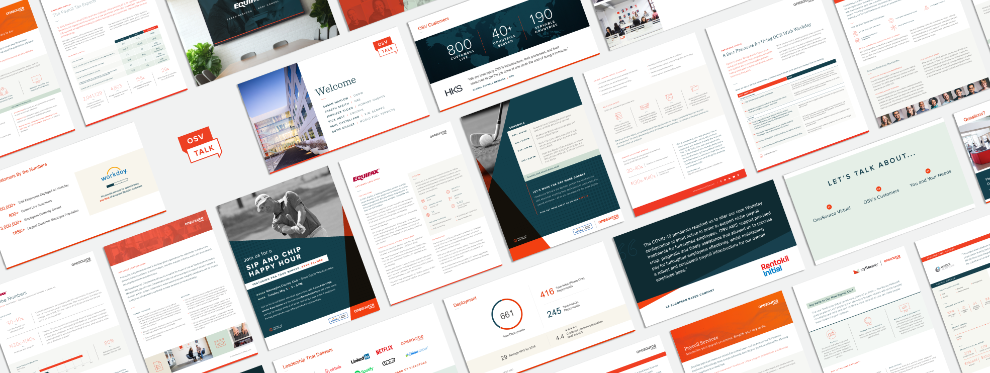 Sales collateral and materials