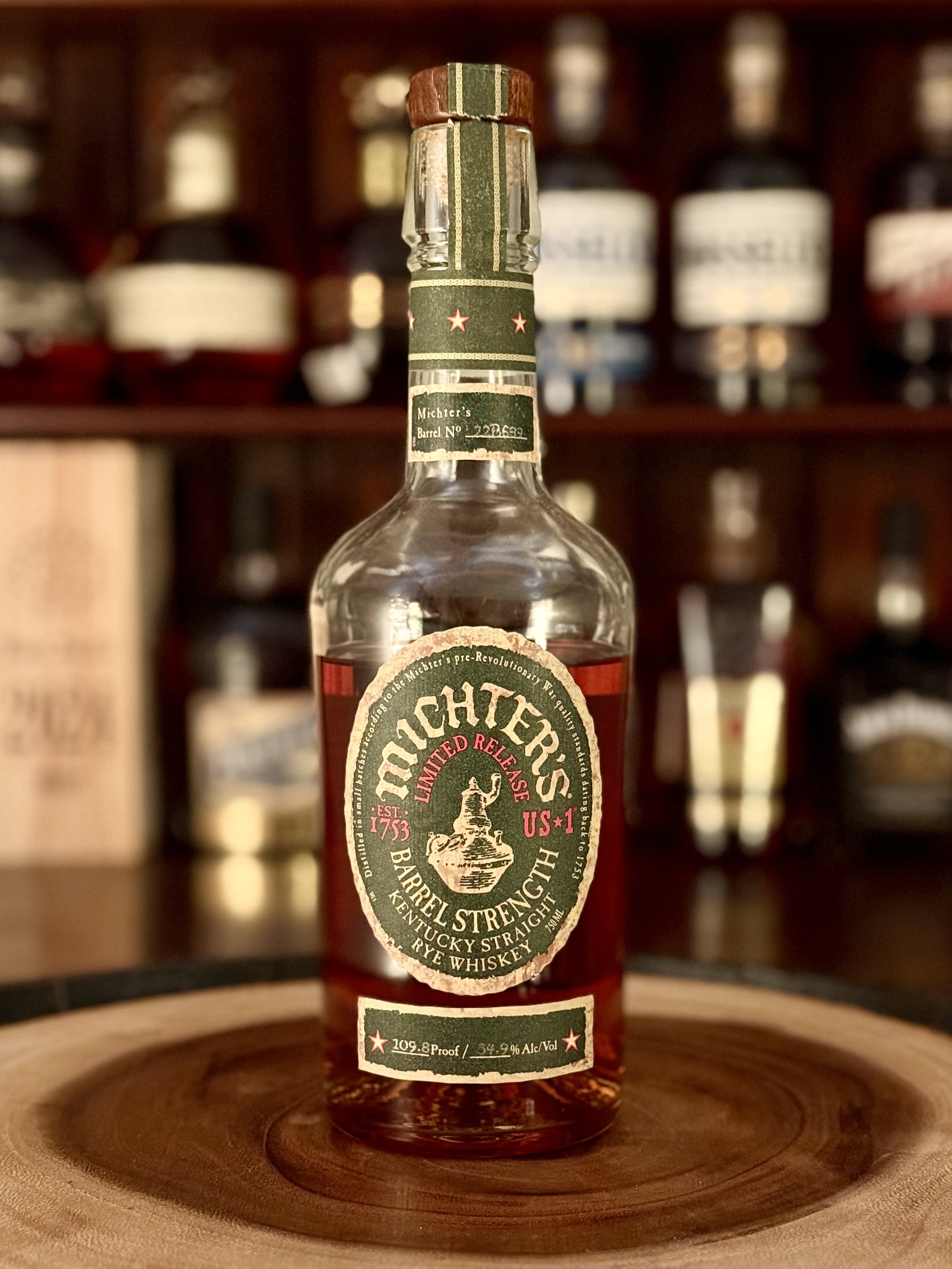 Michter's US*1 Barrel Strength Rye
