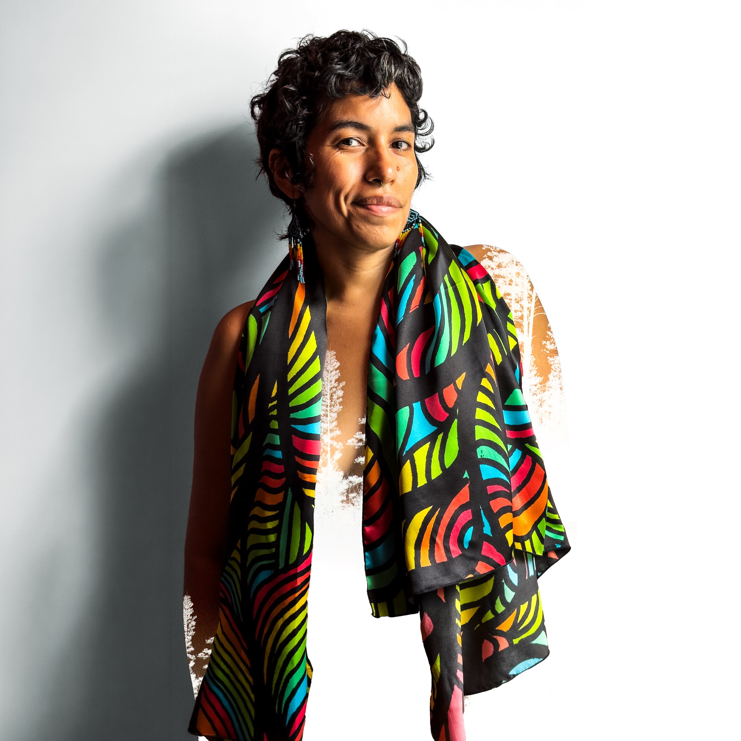 ELECTRIC Mulberry Silk Scarf