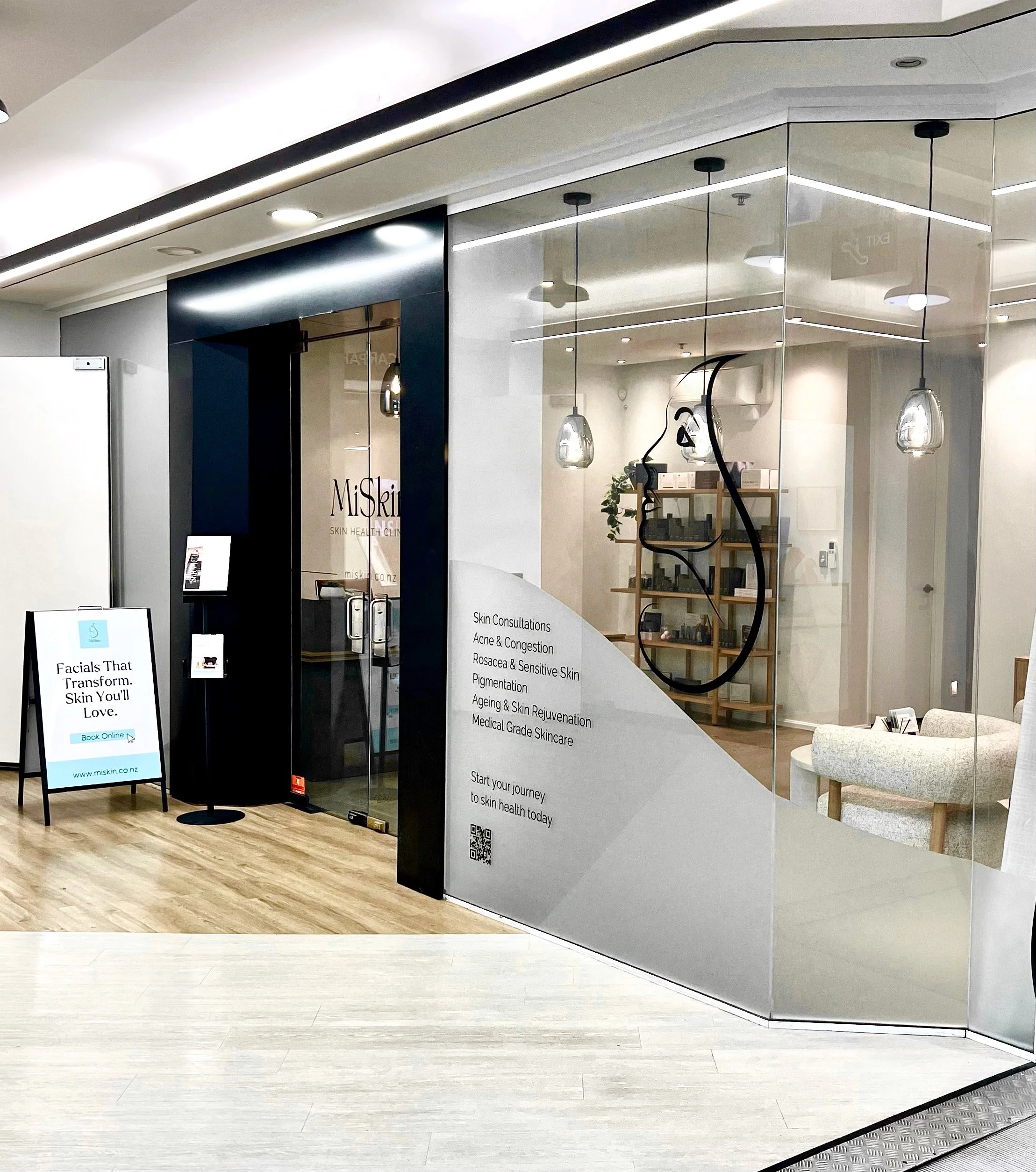 MiSkin Newmarket Auckland skin clinic specialising in advanced facials, acne treatments and skin health