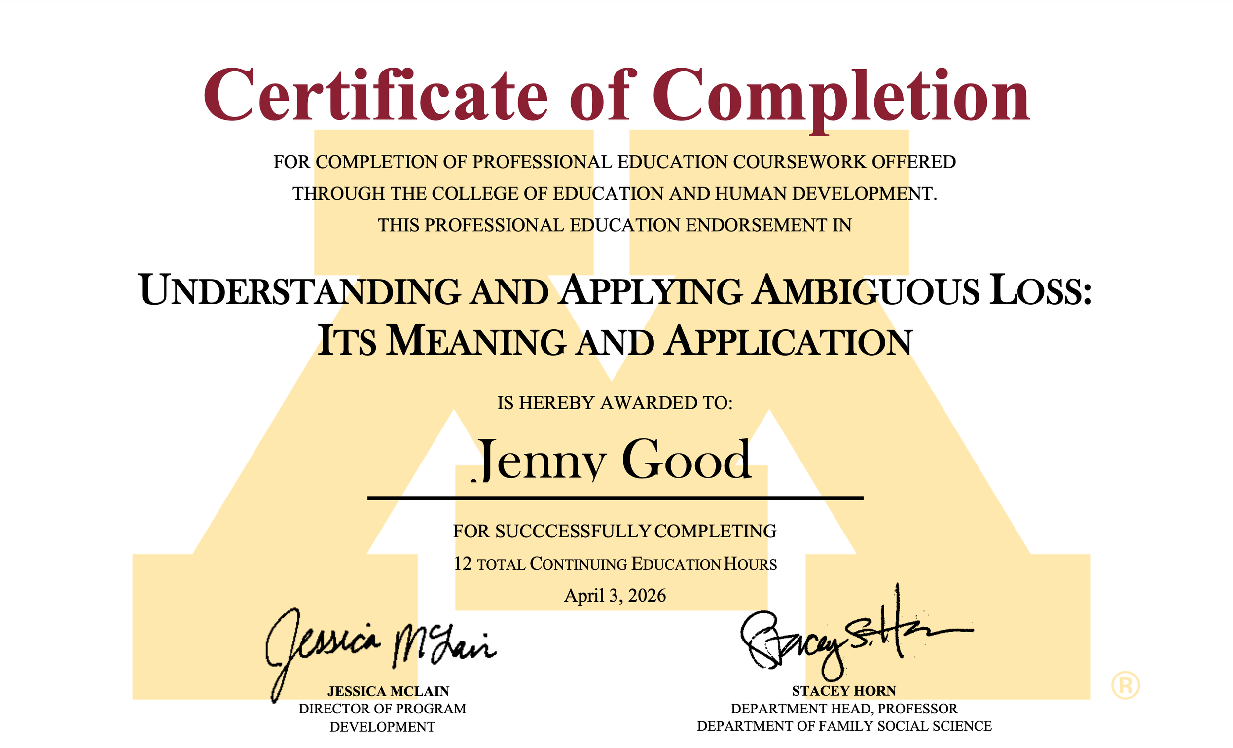 Ambiguous loss Family Estrangement Coach Jenny Good