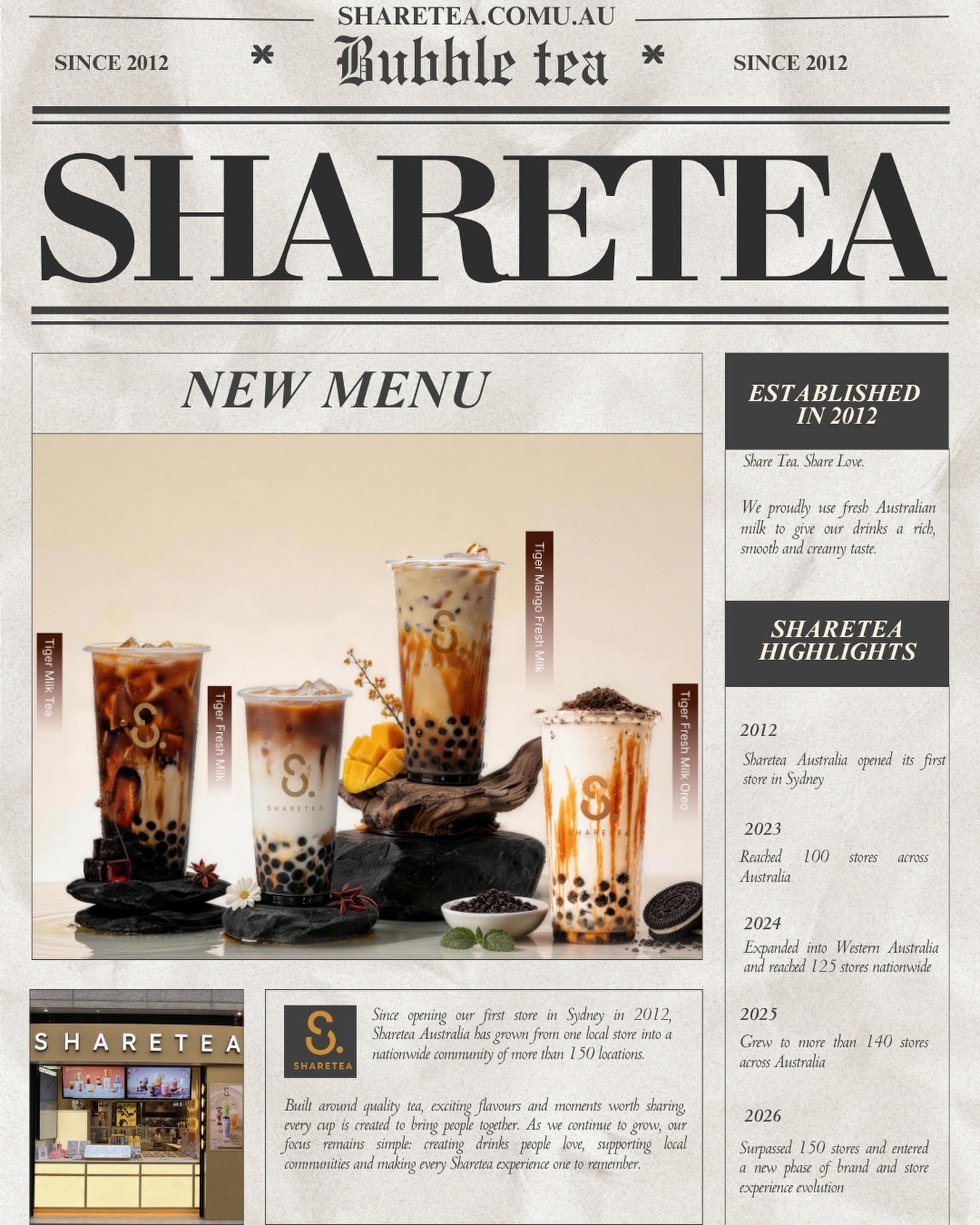 Sharetea: Fresh Milk Favourites Have Arrived
