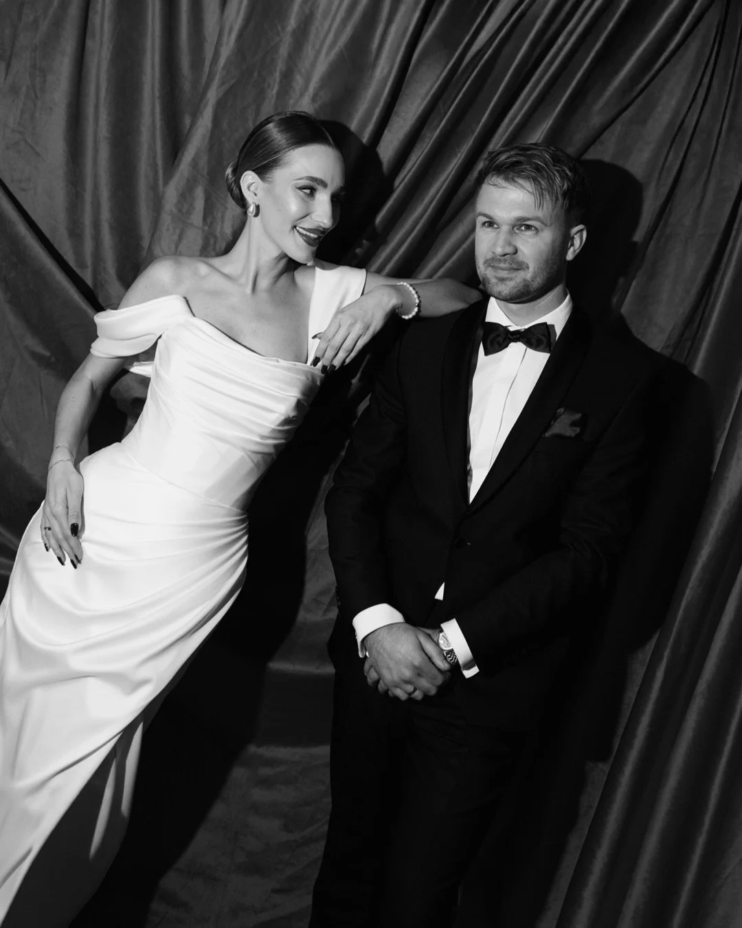 J &amp; R on digital &amp; film

Venue @ritzcarltonvienna 
Planning @disoui.traumhochzeiten 
Photo @clarabuchberger 
Makeup @belii_ana_makeup 
Hair @katyaraykova 
Florals @fiori_at 
Limousine @99_limousinen 
Wedding dress @loveglowconcept 
Grooms sui