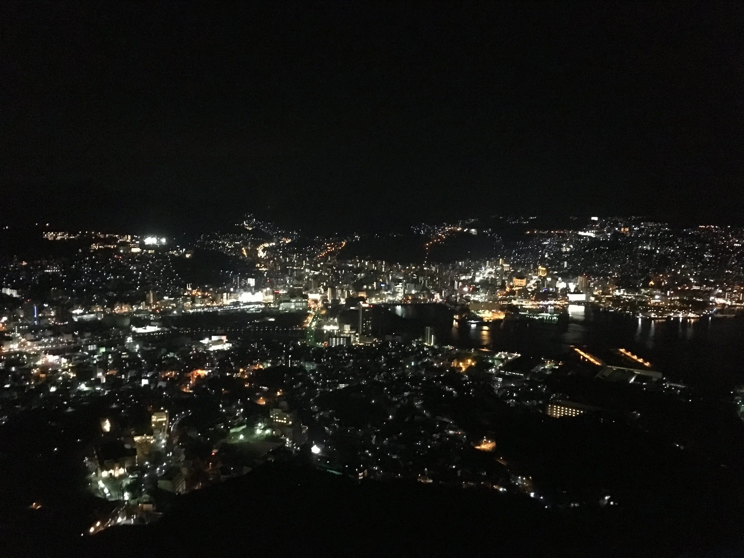 Night views of Nagasaki from Mount Inasa Observatory