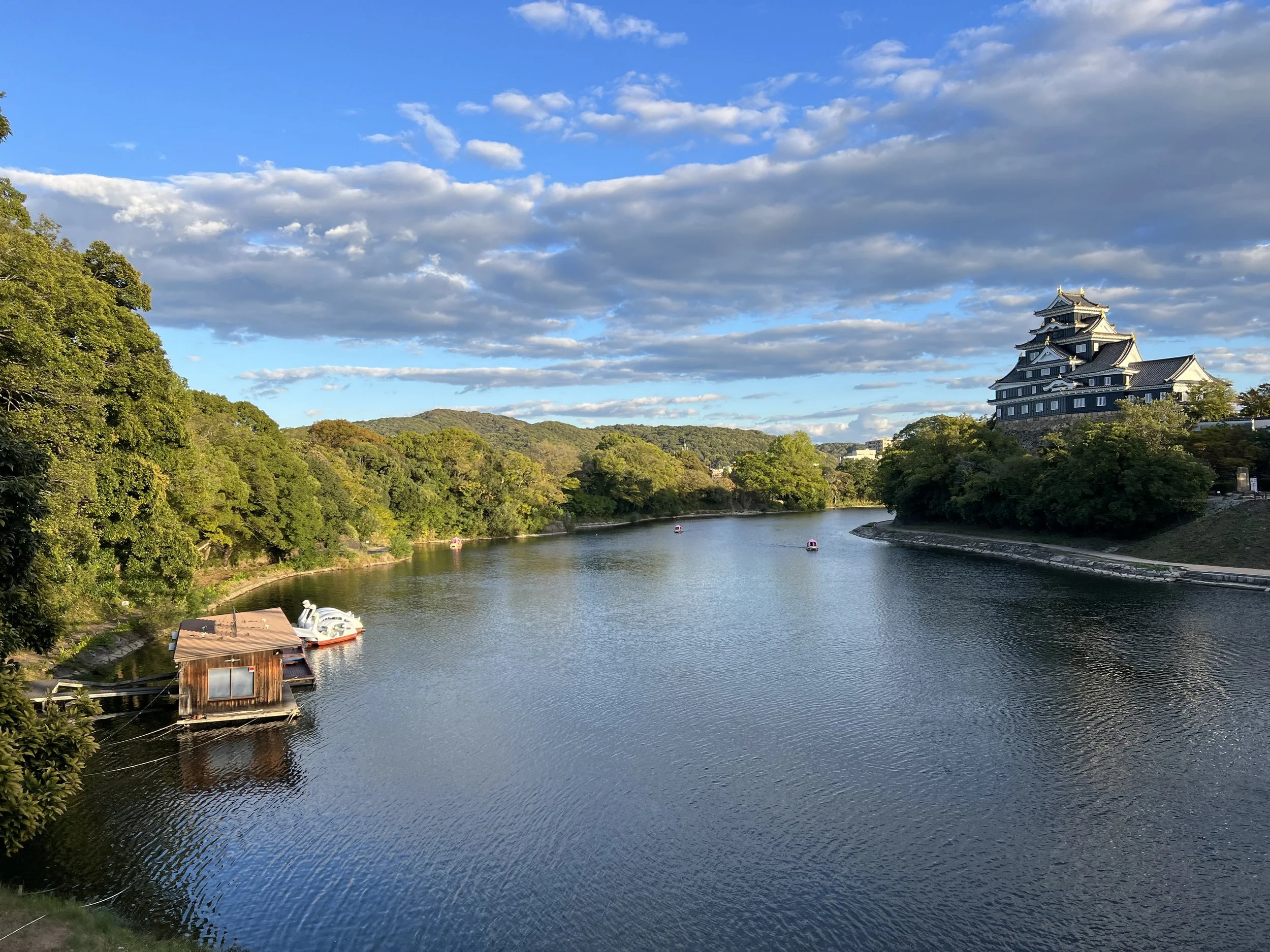 Okayama Castle and Asahi River