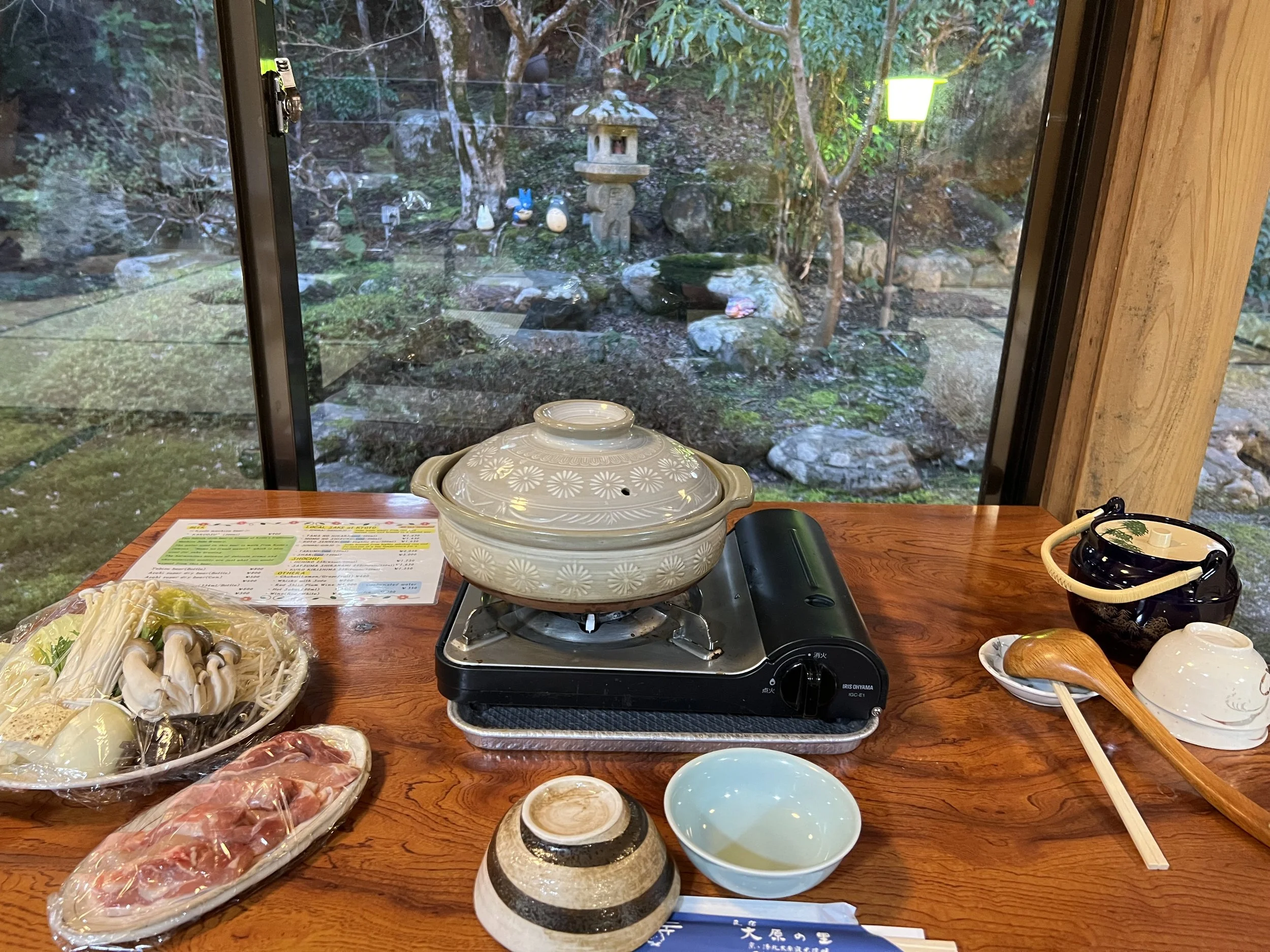 Delicious Miso Nabe at a Minshuku in Ohara, Kyoto