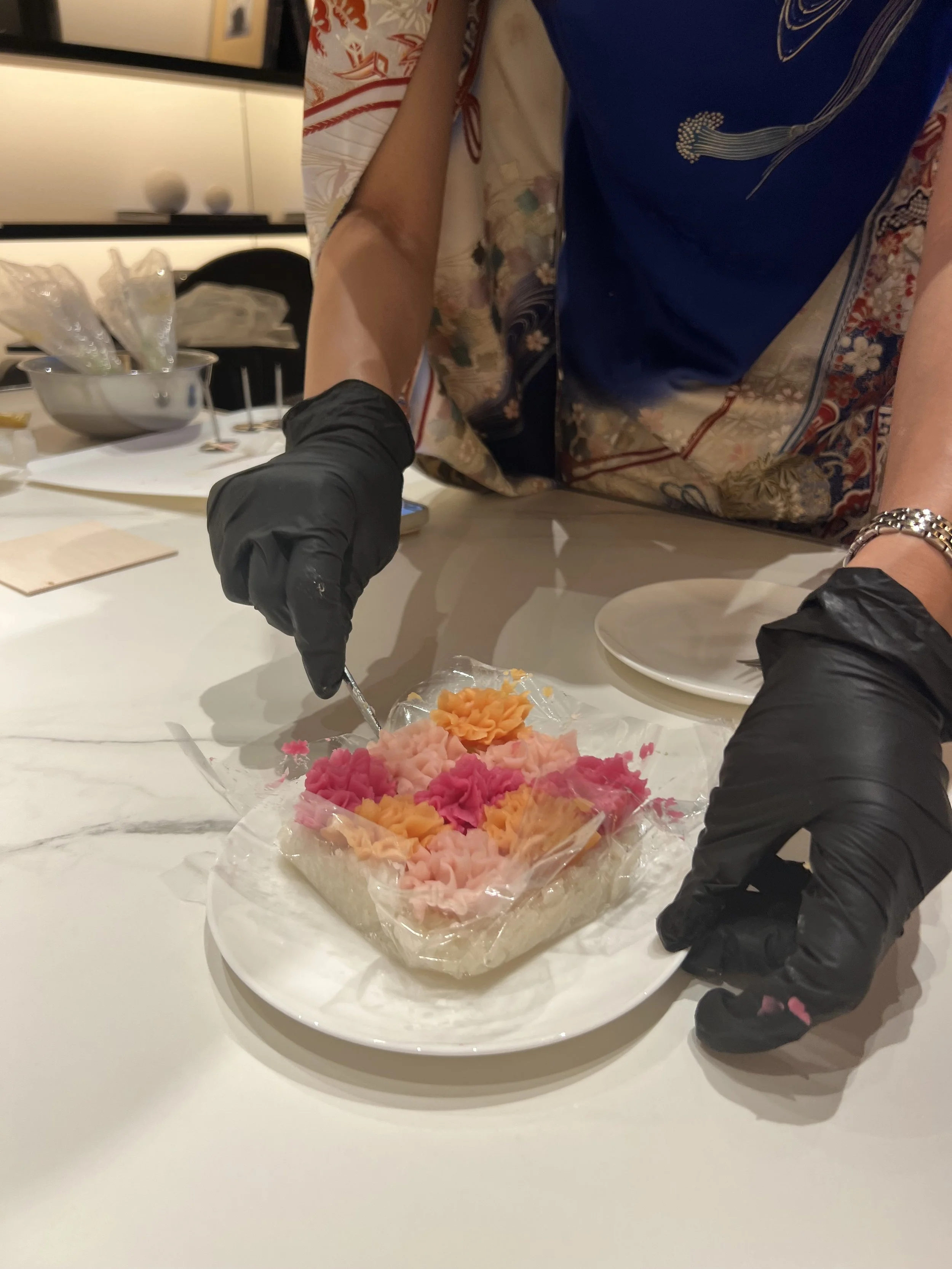 Wagashi served after class