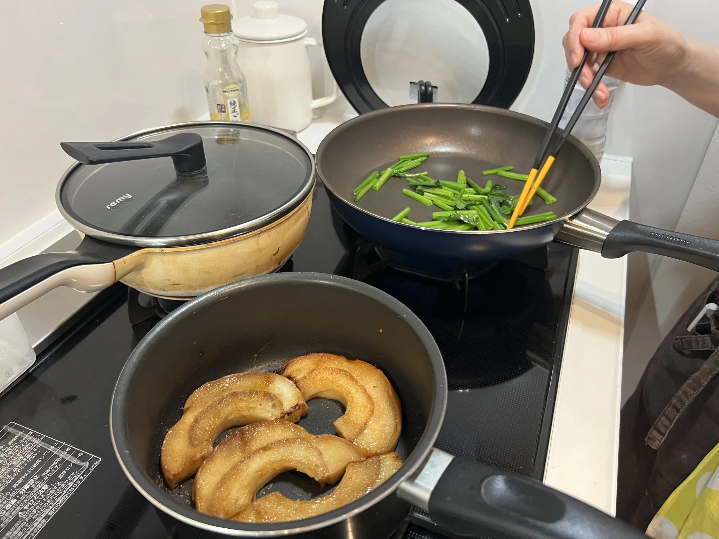 Cooking ingredients for vegan ramen