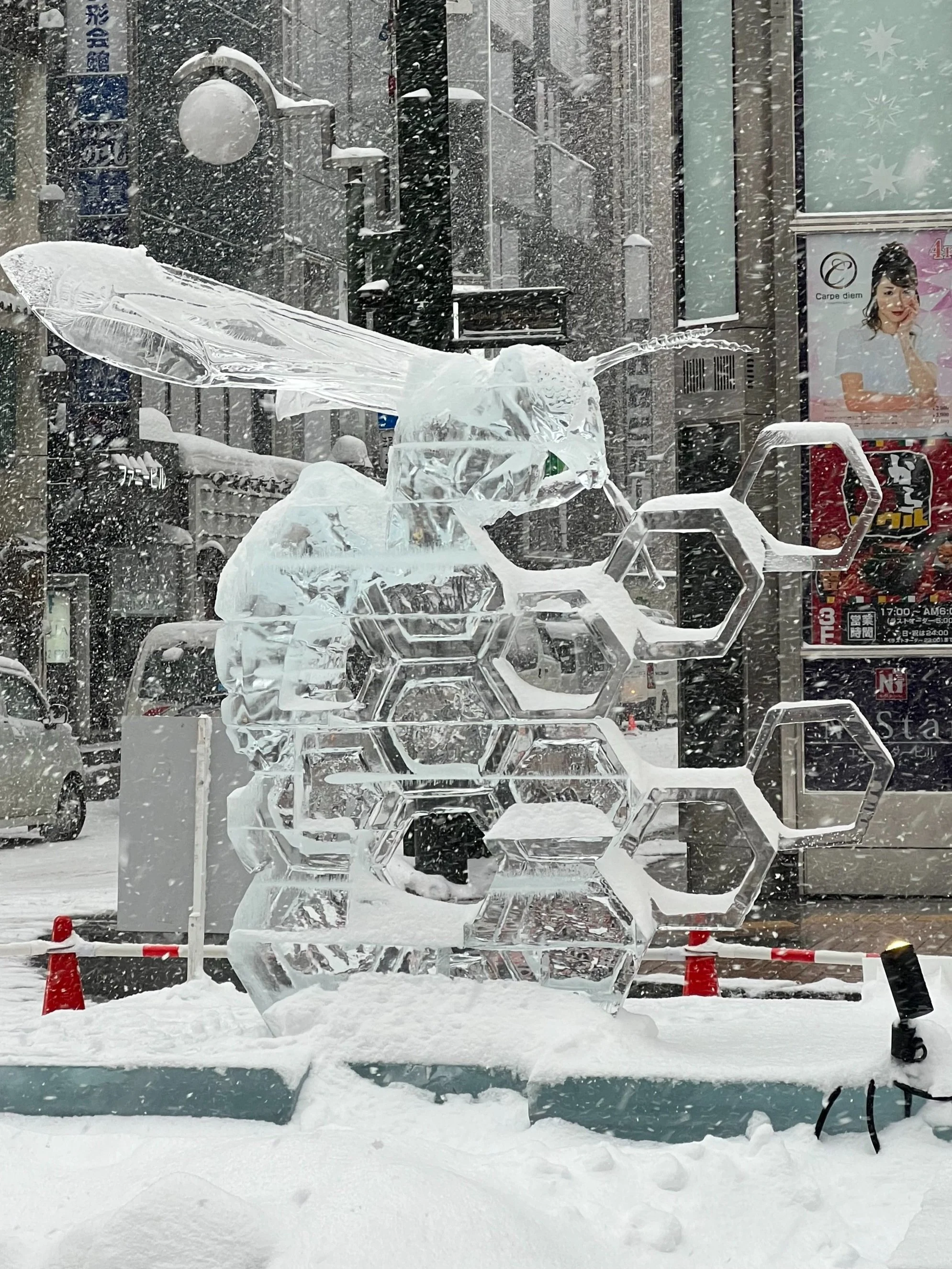 Ice Sculpture during Sapporo Snow Festival