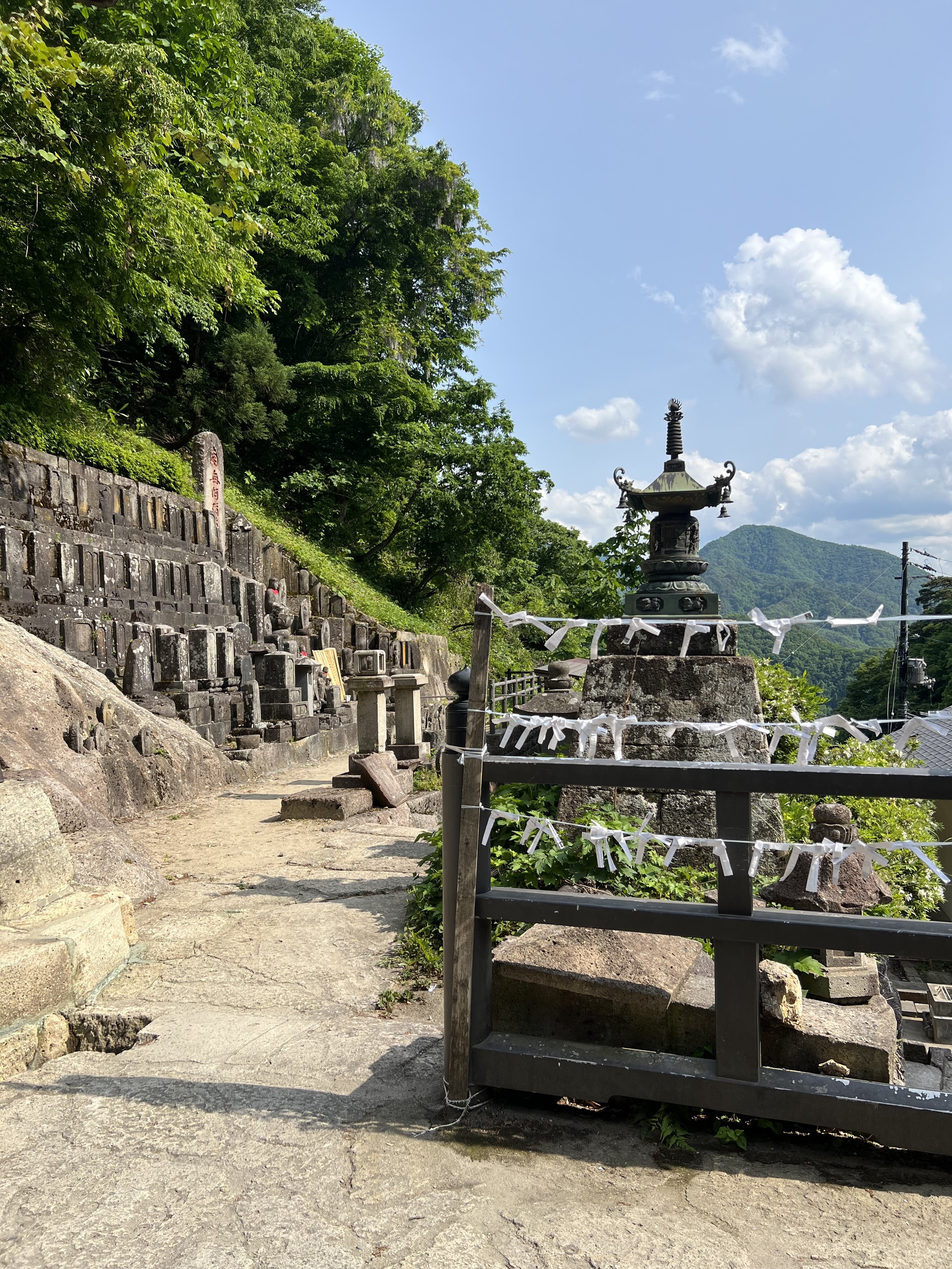 Yamadera temple in Japan