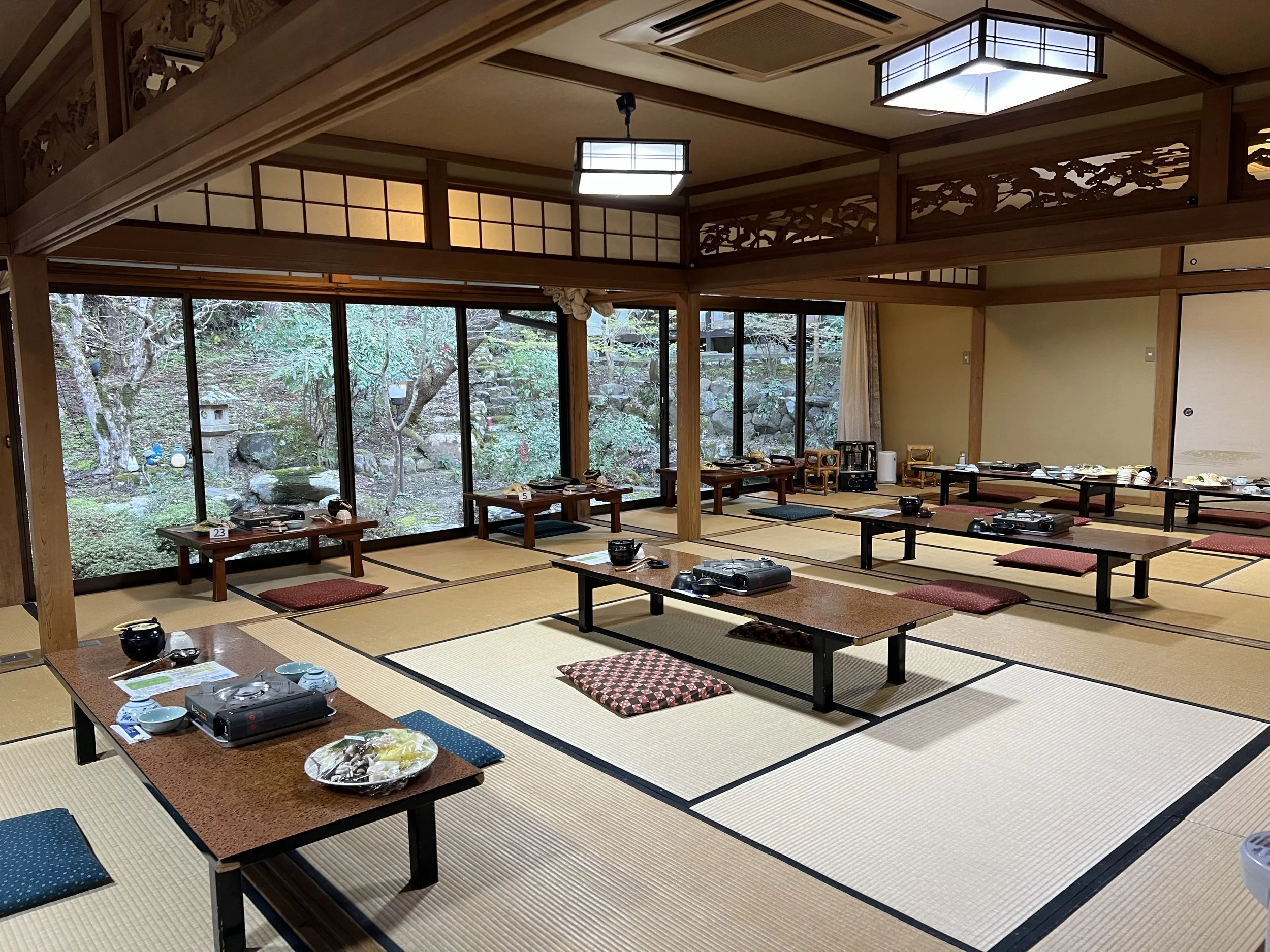 Dining Room at Kyo no Minshuku Ohara no Sato Onsen