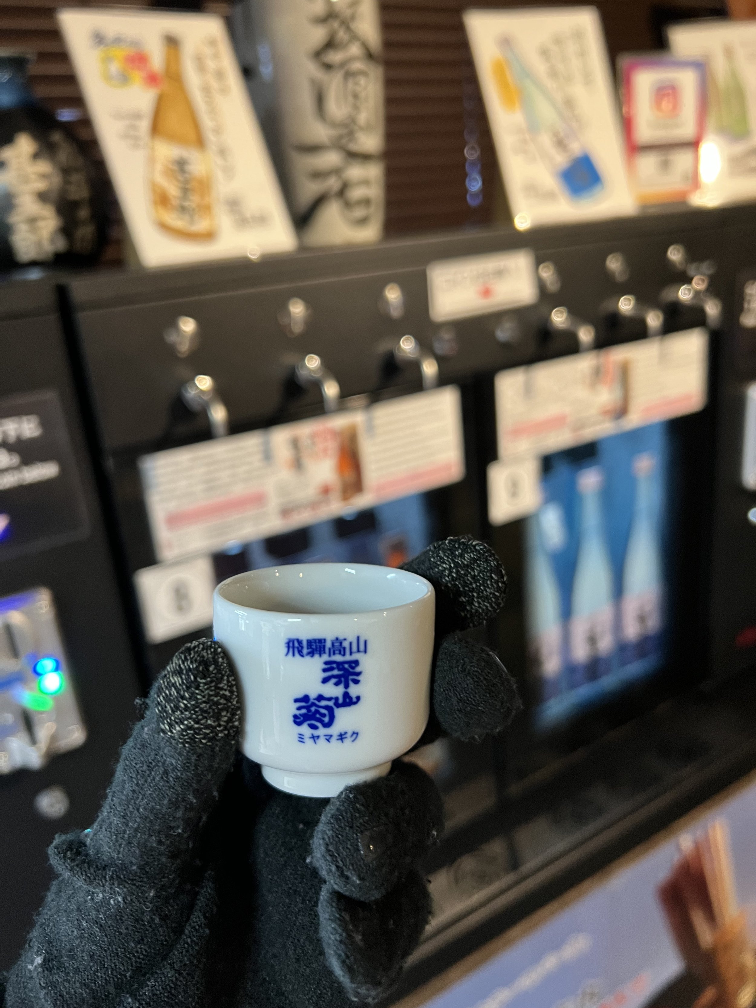 Sake tasting experience at Funasaka Sake Brewery