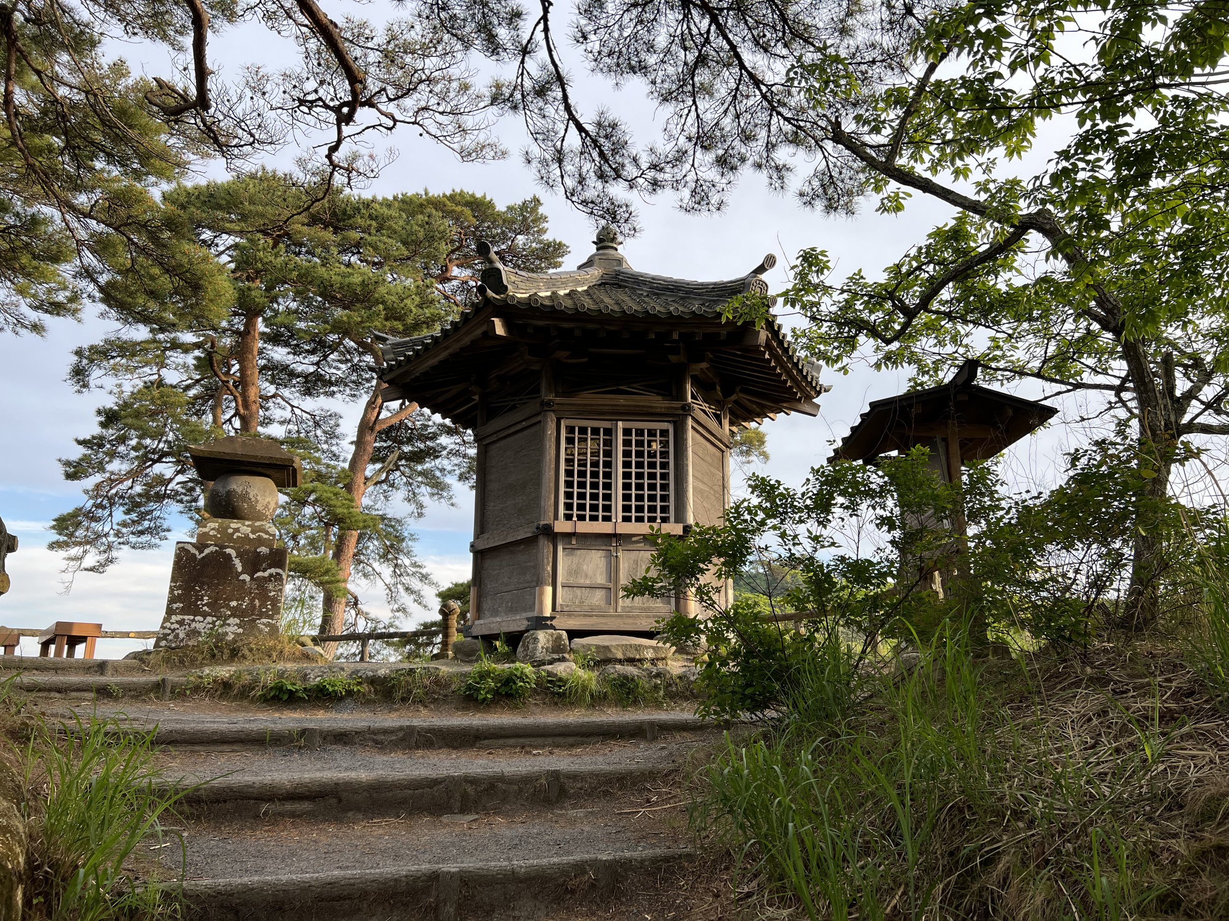 Small shrine on Oshima in Matsushima Bay