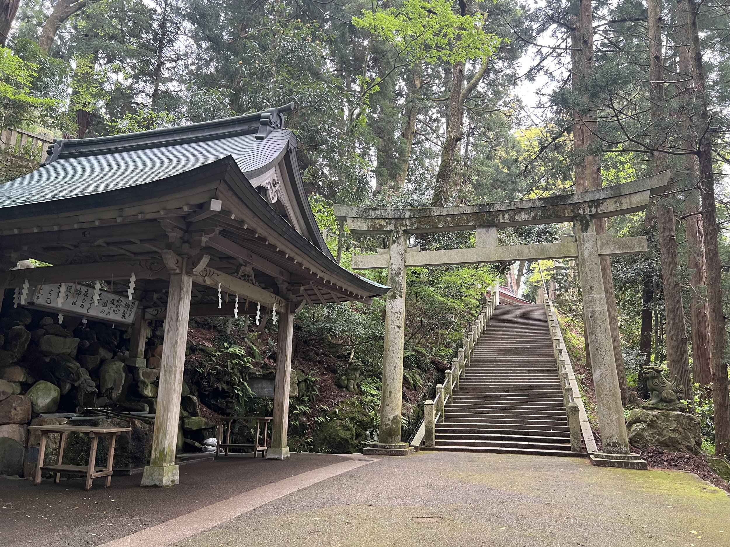 Shirayama Hime Shrine, a beautiful shrine in Hakusan